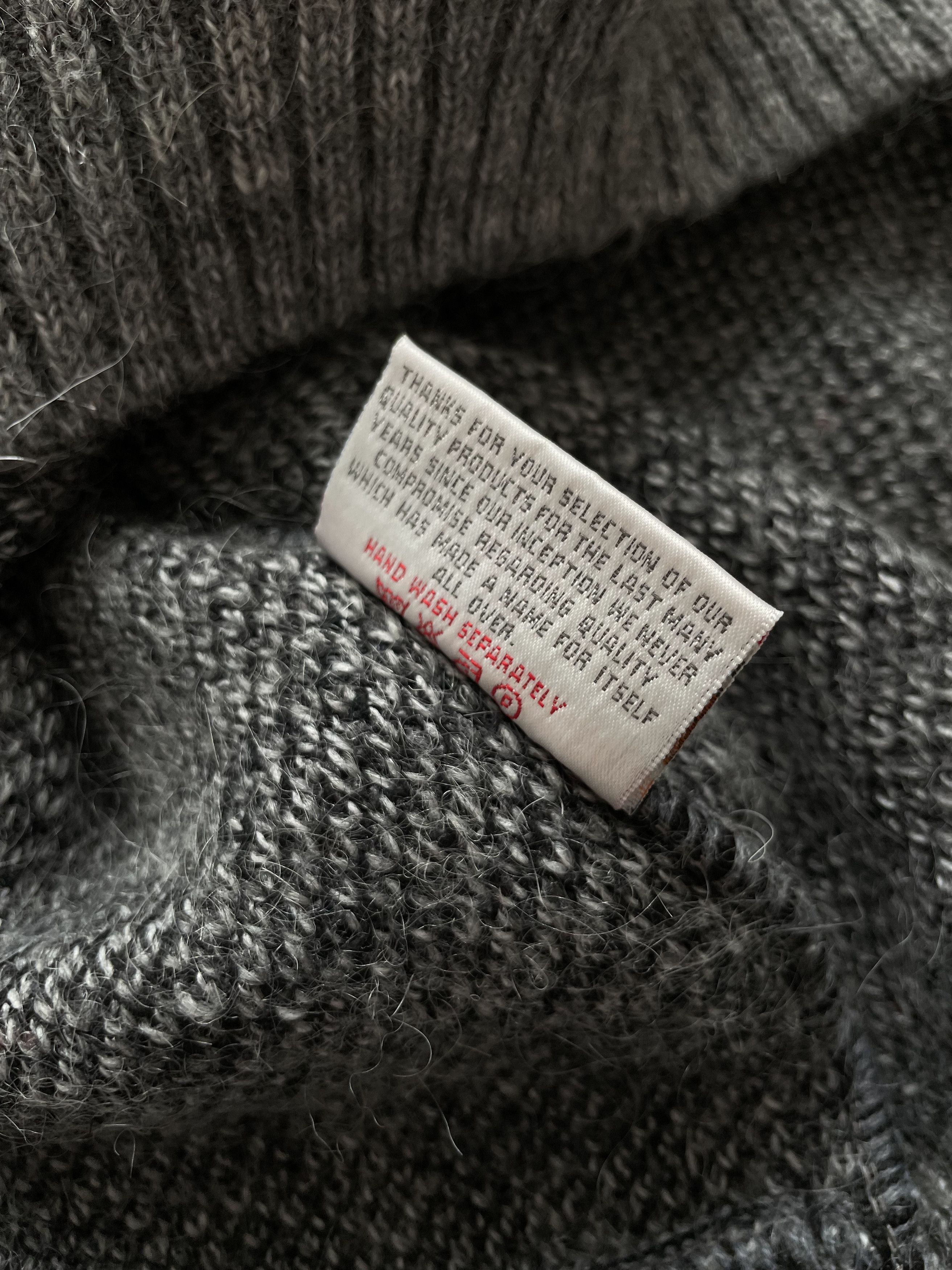 Other Vintage Oversized Knit Wool Sweater Higt Neck Size US M / EU 48-50 / 2 - 4 Thumbnail