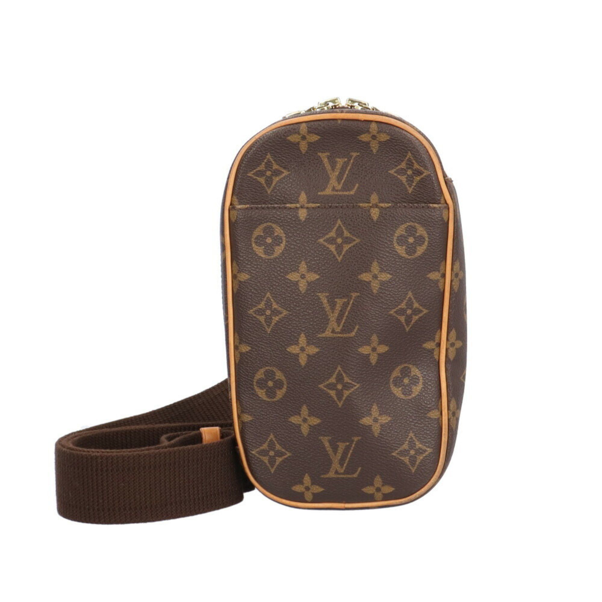 Louis Vuitton Louis Vuitton Pochette Ganjou Monogram Shoulder Bag Canvas M51870 Brown Men's LOUIS VUITTON Size ONE SIZE - 1 Thumbnail