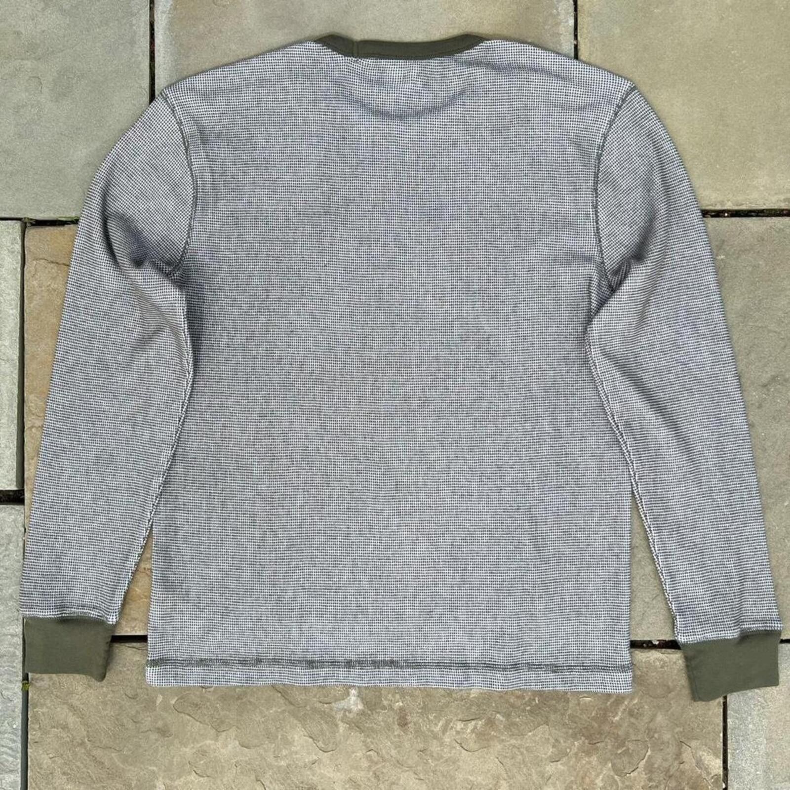 Old Navy 2 Tone Olive Green/Waffle Knit Thermal Size US L / EU 52-54 / 3 - 4 Thumbnail