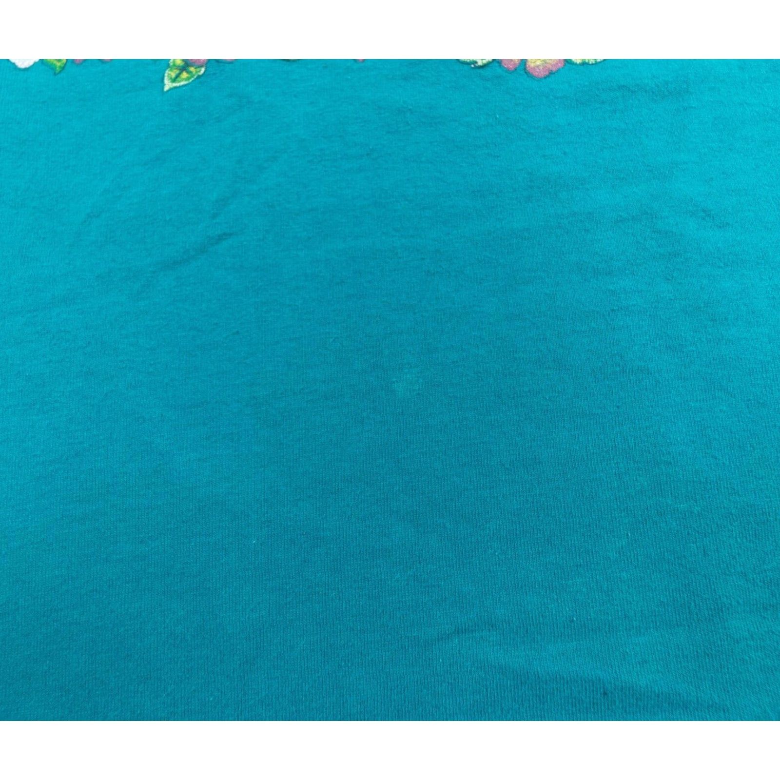Fruit Of The Loom VINTAGE California Shirt Mens Medium Green 90s T-Shirt All Seasons Crew Neck 100% Cotton/Poly Fruit of the Loom Mens Size US M / EU 48-50 / 2 - 4 Thumbnail