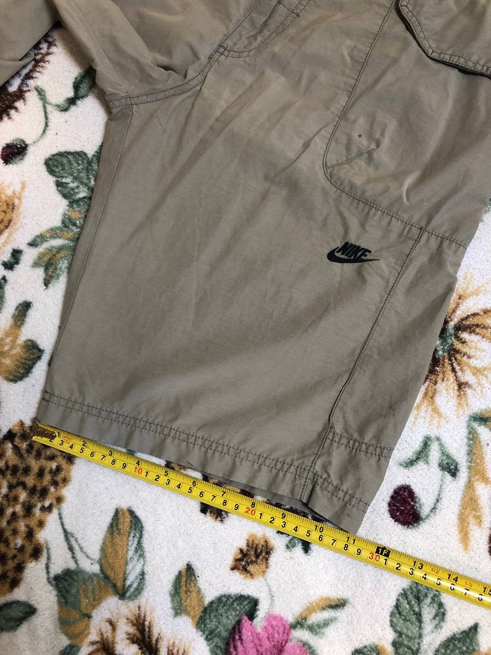 Nike Nike Cargo Board Shorts Beige Summer Y2K Dual Pockets Size US 32 / EU 48 - 12 Thumbnail