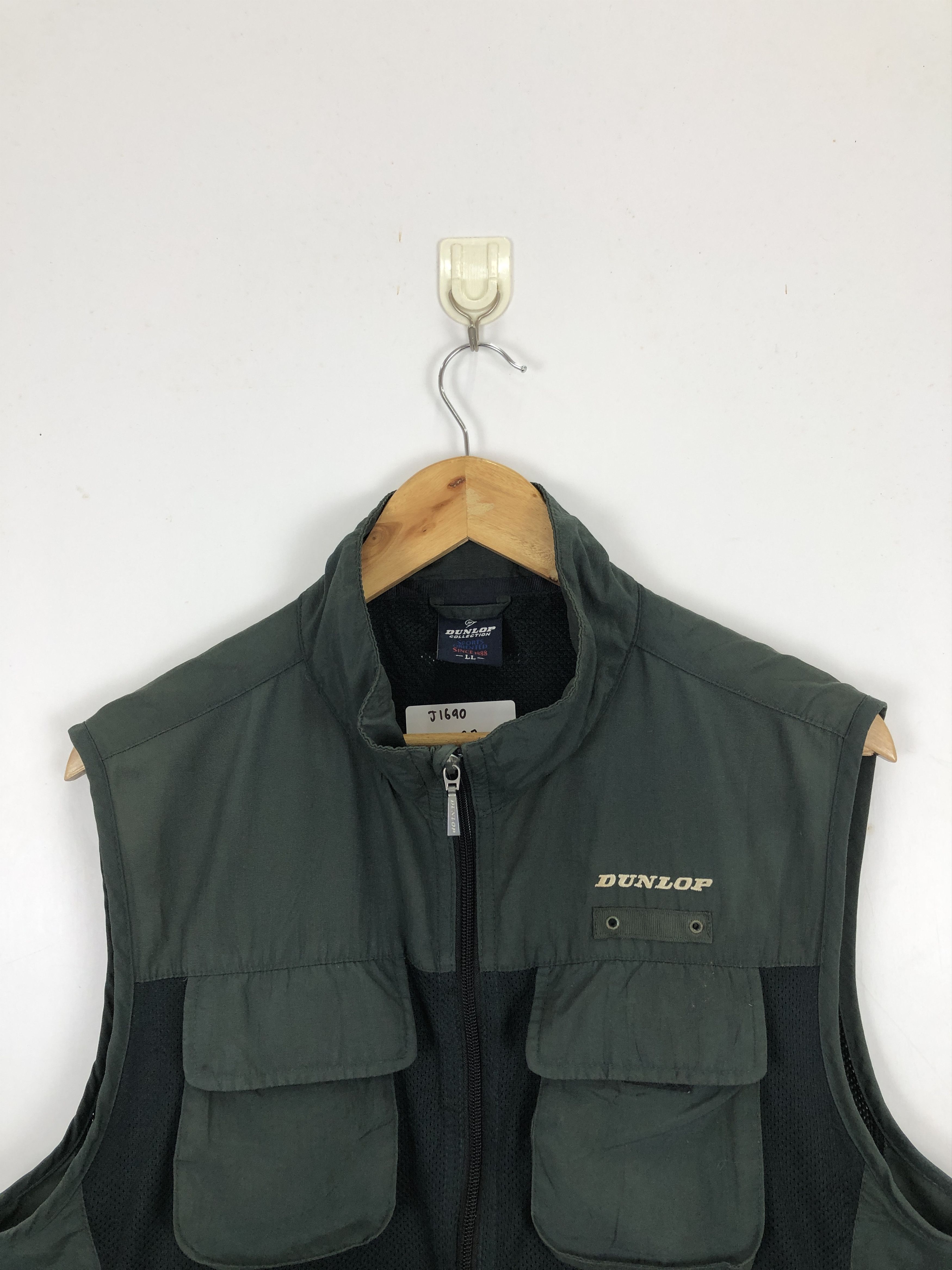 Dunlop Vintage Dunlop Multi Pocket Fishing Outdoor Vest J1690 Size US XL / EU 56 / 4 - 2 Thumbnail