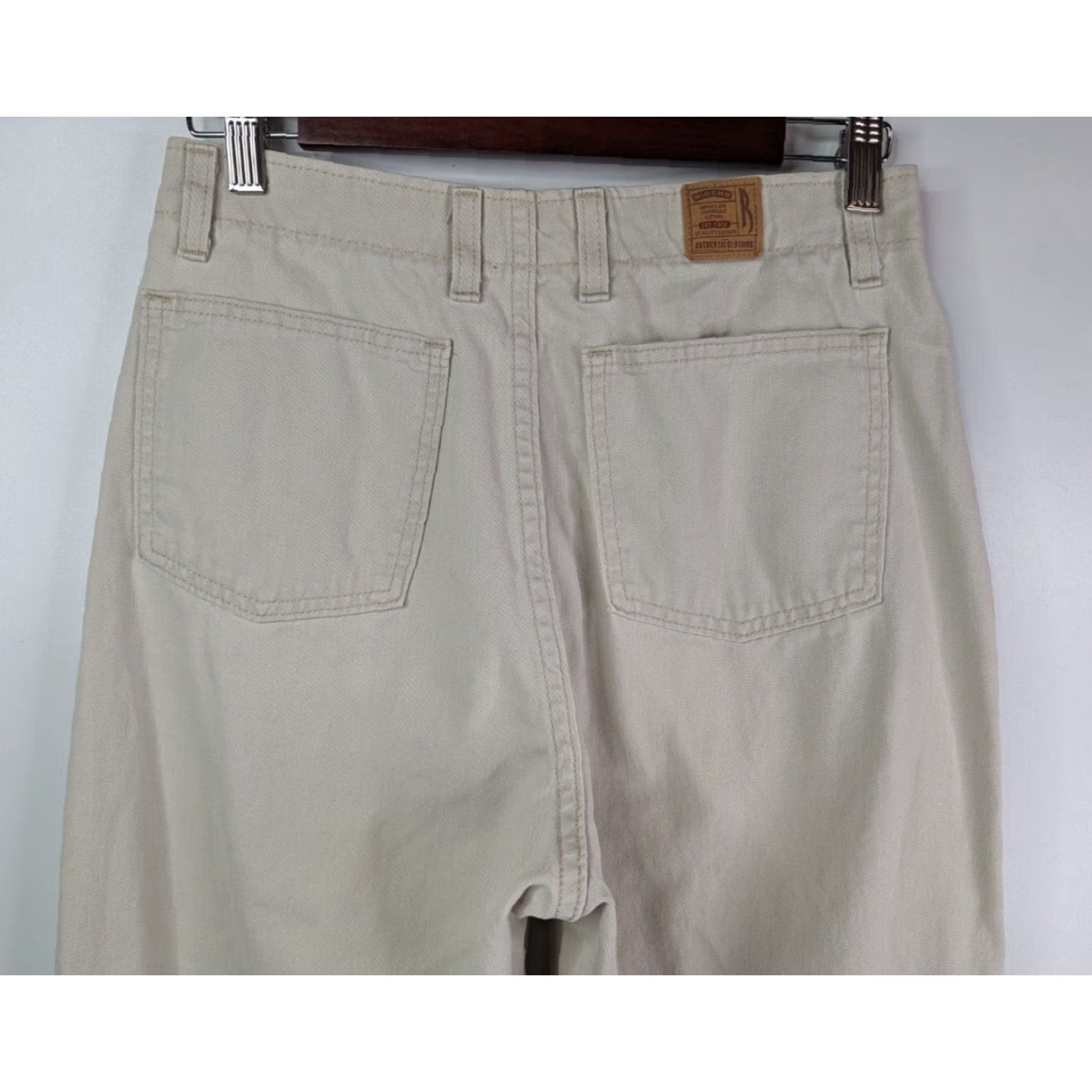 Lee VINTAGE Lee Riders Beige Women's Pants High Waist Size 6 Union Made in USA Size 28" / US 6 / IT 42 - 5 Thumbnail