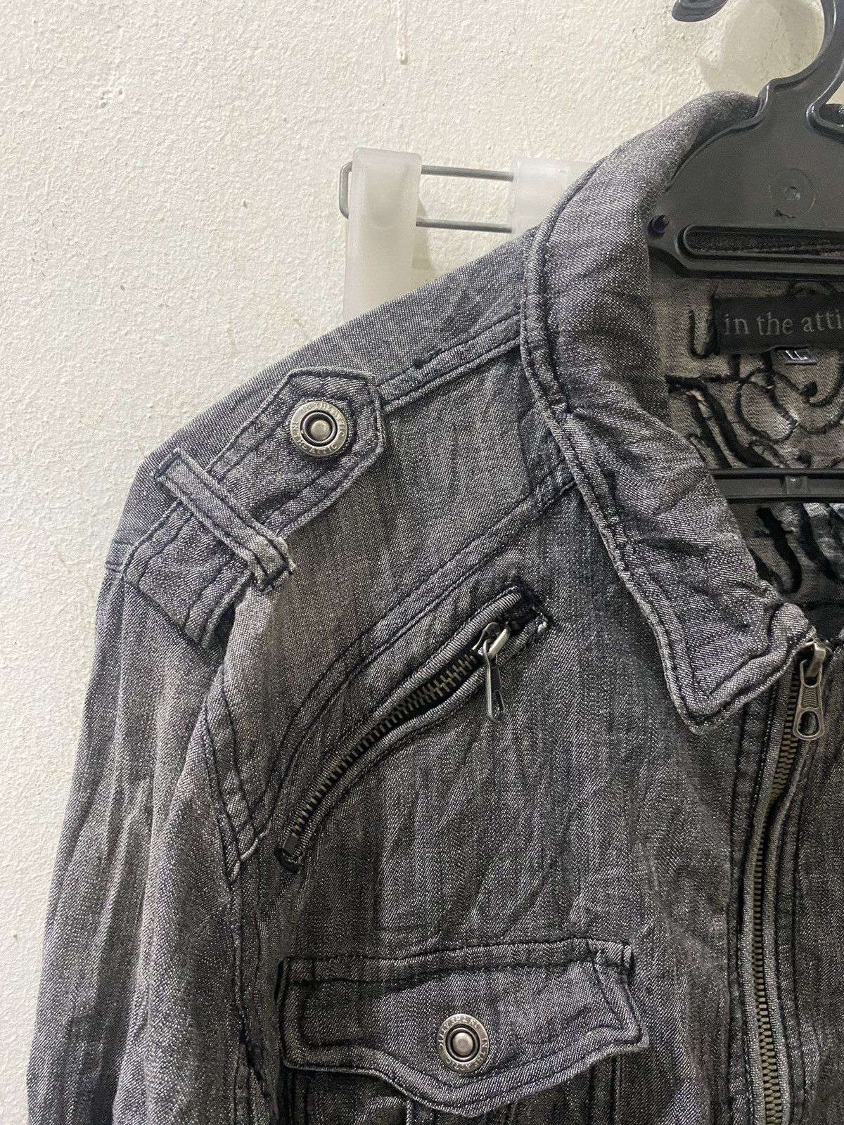 In The Attic × Japanese Brand × Vintage Vintage In The Attic Punk Jacket Size US S / EU 44-46 / 1 - 4 Thumbnail