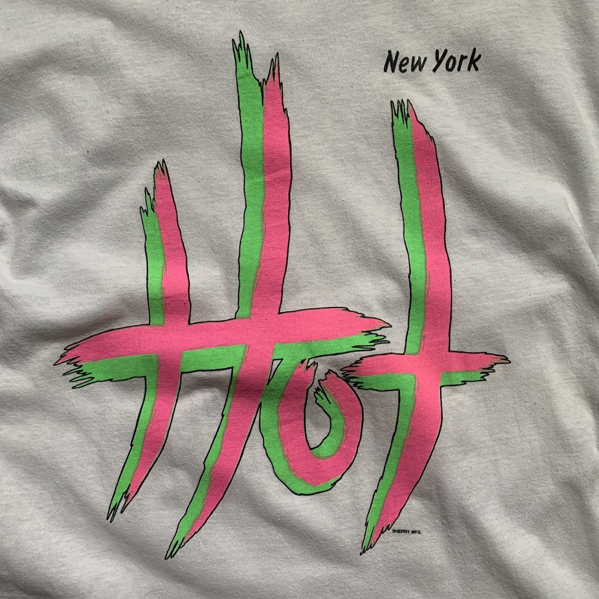 Vintage Vintage 90s New York Hot Single Stitch Tee Size US L / EU 52-54 / 3 - 4 Thumbnail