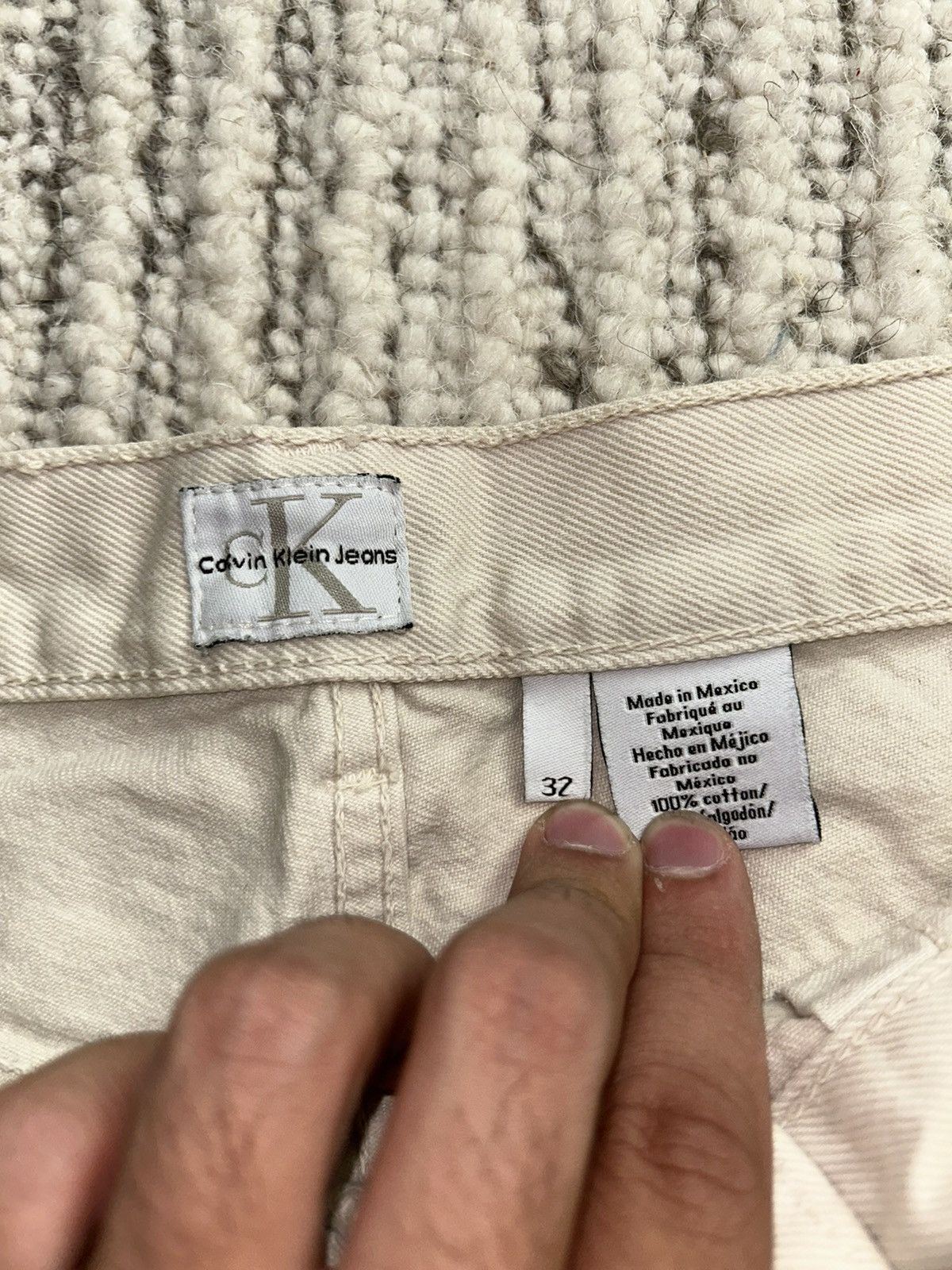 Calvin Klein Vintage White Calvin Klein pants Size US 32 / EU 48 - 3 Thumbnail