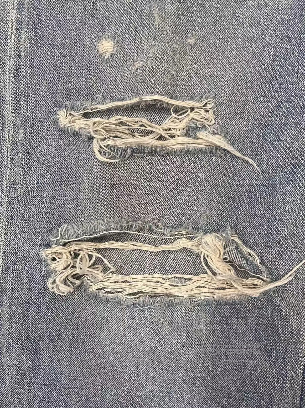 Celine celine ss23 distressed straight leg jeans. Size US 32 / EU 48 - 3 Thumbnail
