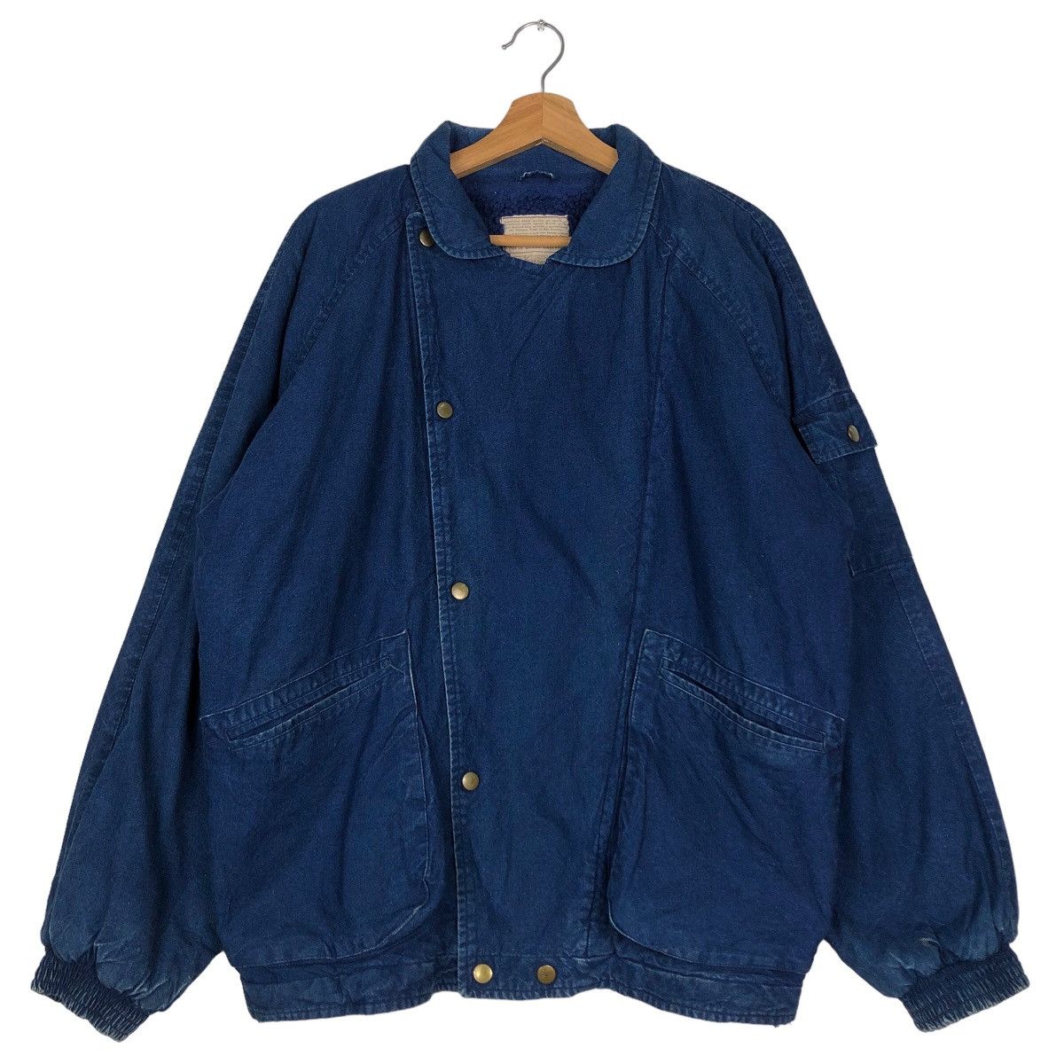 Issey Miyake 🔥Vintage Bomber Denim Jacket North Bound Japan Made Size US M / EU 48-50 / 2 - 1 Thumbnail