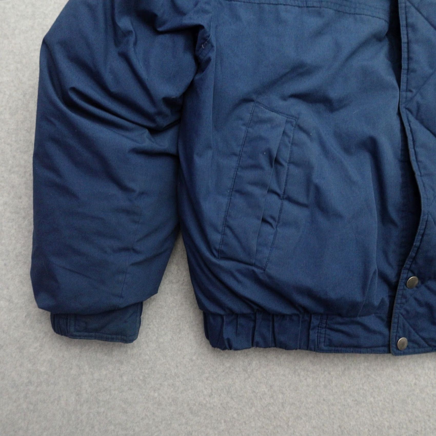 Members Only VINTAGE Members Only Jacket Mens XL Blue Down Puffer Full Zip Outdoors Bomber Jacket Size US XL / EU 56 / 4 - 7 Thumbnail