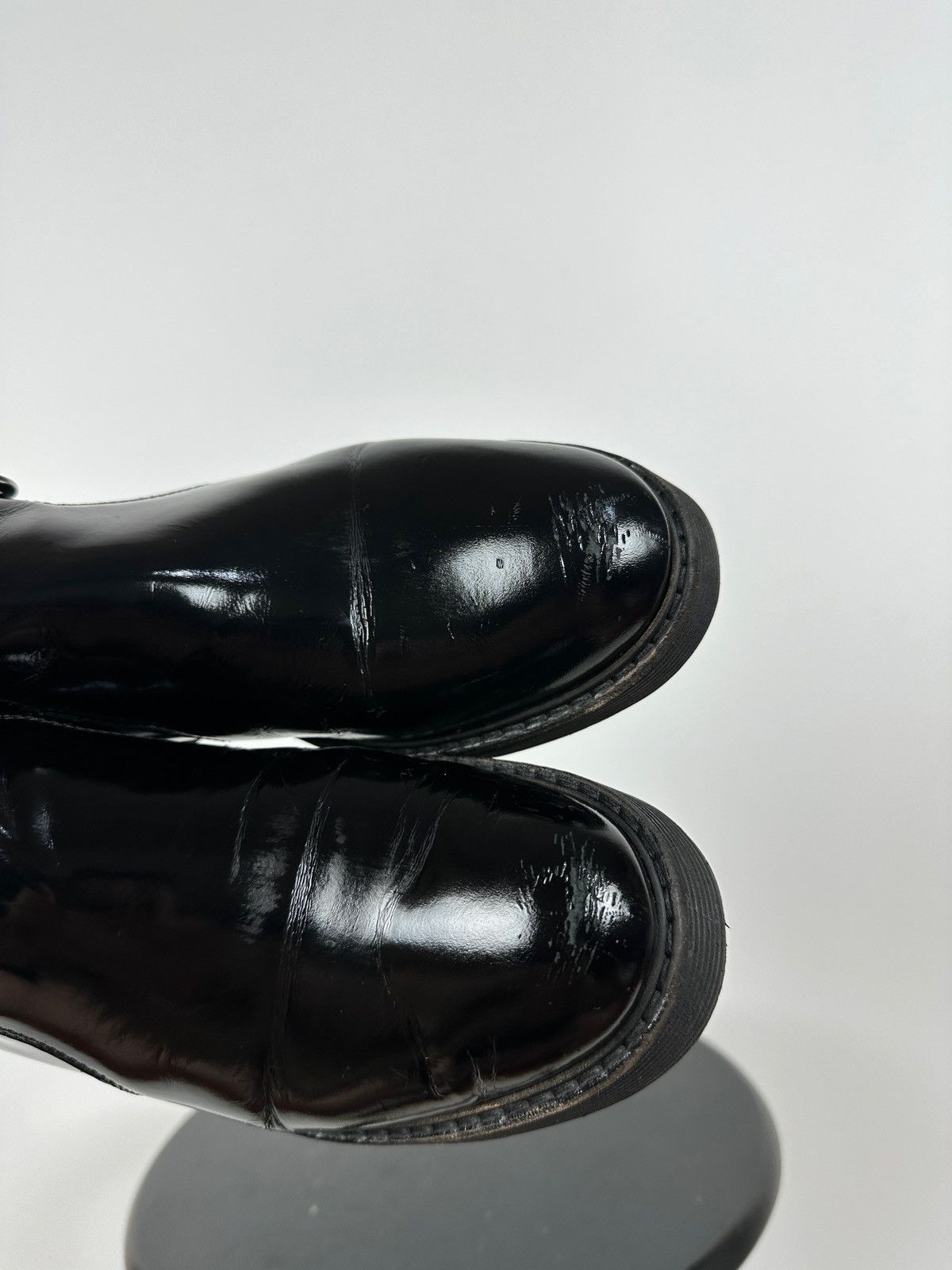Prada Women’s Prada Black Patent Leather Ankle Boots Size US 9.5 / IT 39.5 - 18 Thumbnail