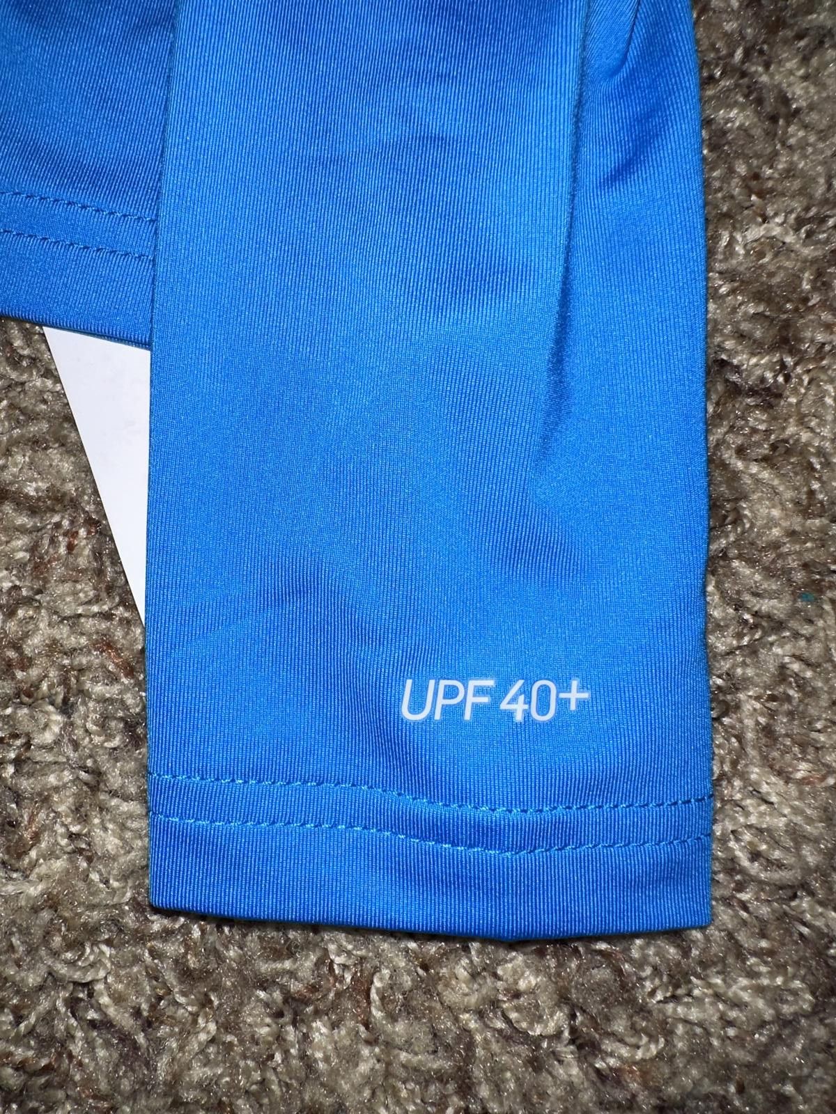 Nike Nike Big Kids (Girl’s) Essential Long Sleeve Hydroguard Blue Shirt Size XXS / US 00 / IT 34 - 3 Thumbnail