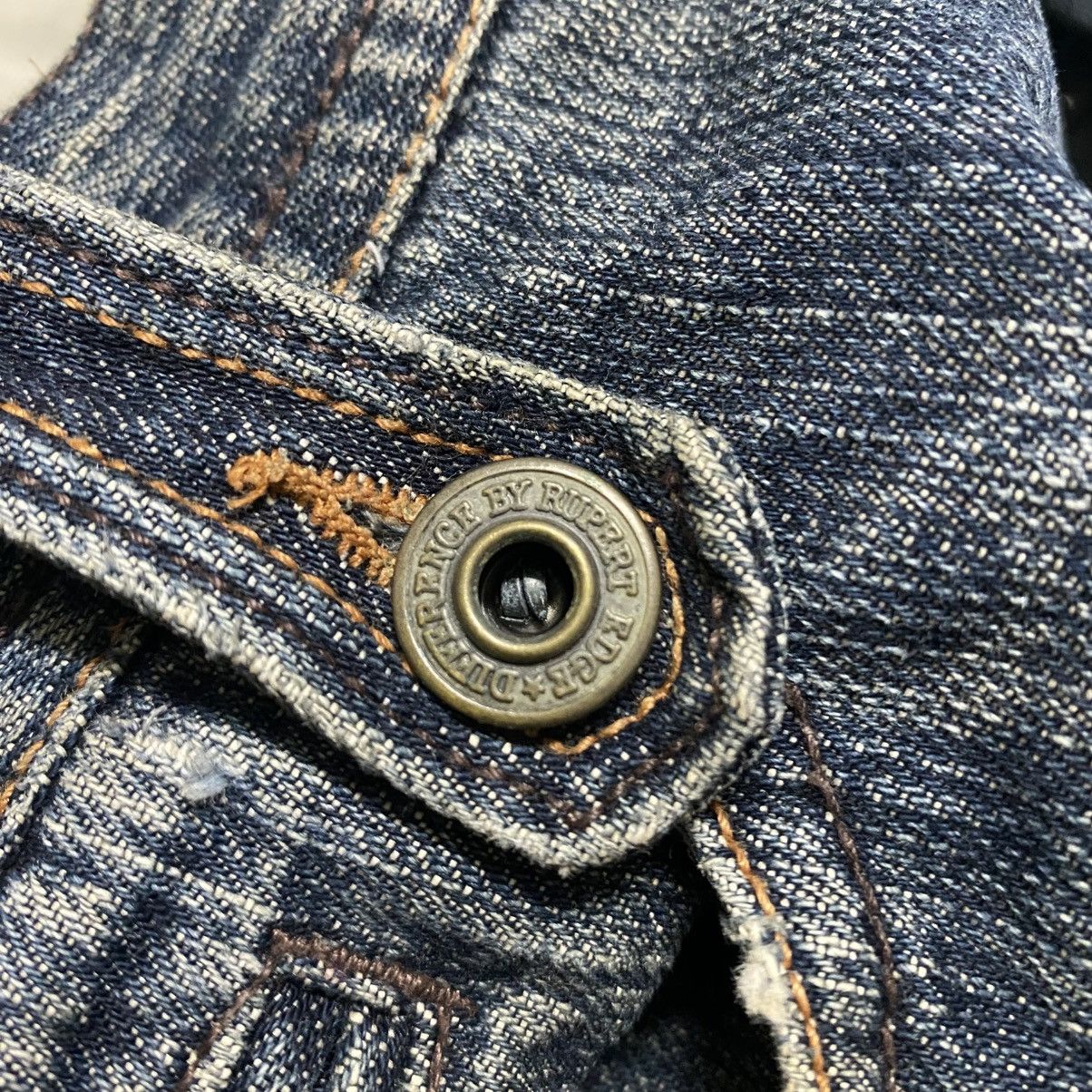 Japanese Brand Difference Rupert Denim Flare Jeans Multi Pocket Studded Size US 33 - 20 Thumbnail