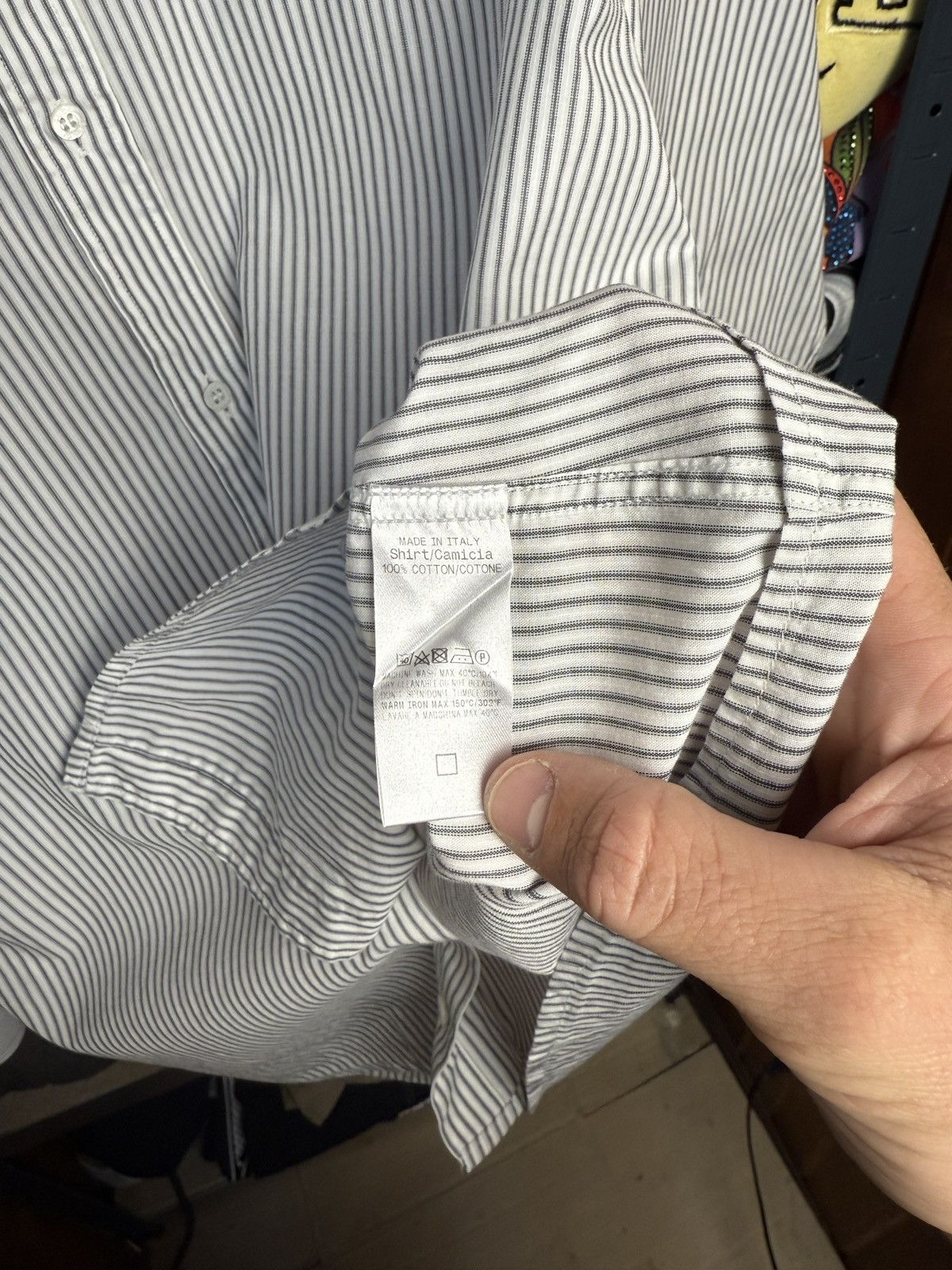 Gucci Gucci Striped Shirt Luxury Size US L / EU 52-54 / 3 - 9 Thumbnail