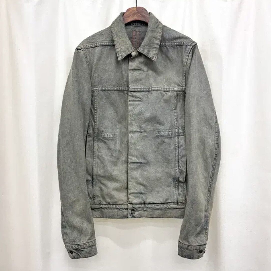 Rick Owens Drkshdw Rick Owens DRKSHDW Denim Jacket Mineral Size US M / EU 48-50 / 2 - 1 Thumbnail