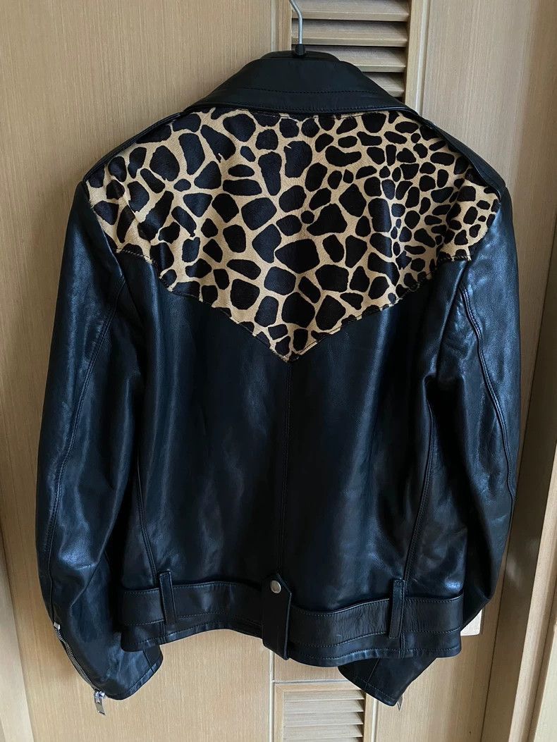 Saint Laurent Paris Saint Laurent Leopard Print Leather Jacket-2506 Size US XL / EU 56 / 4 - 2 Thumbnail