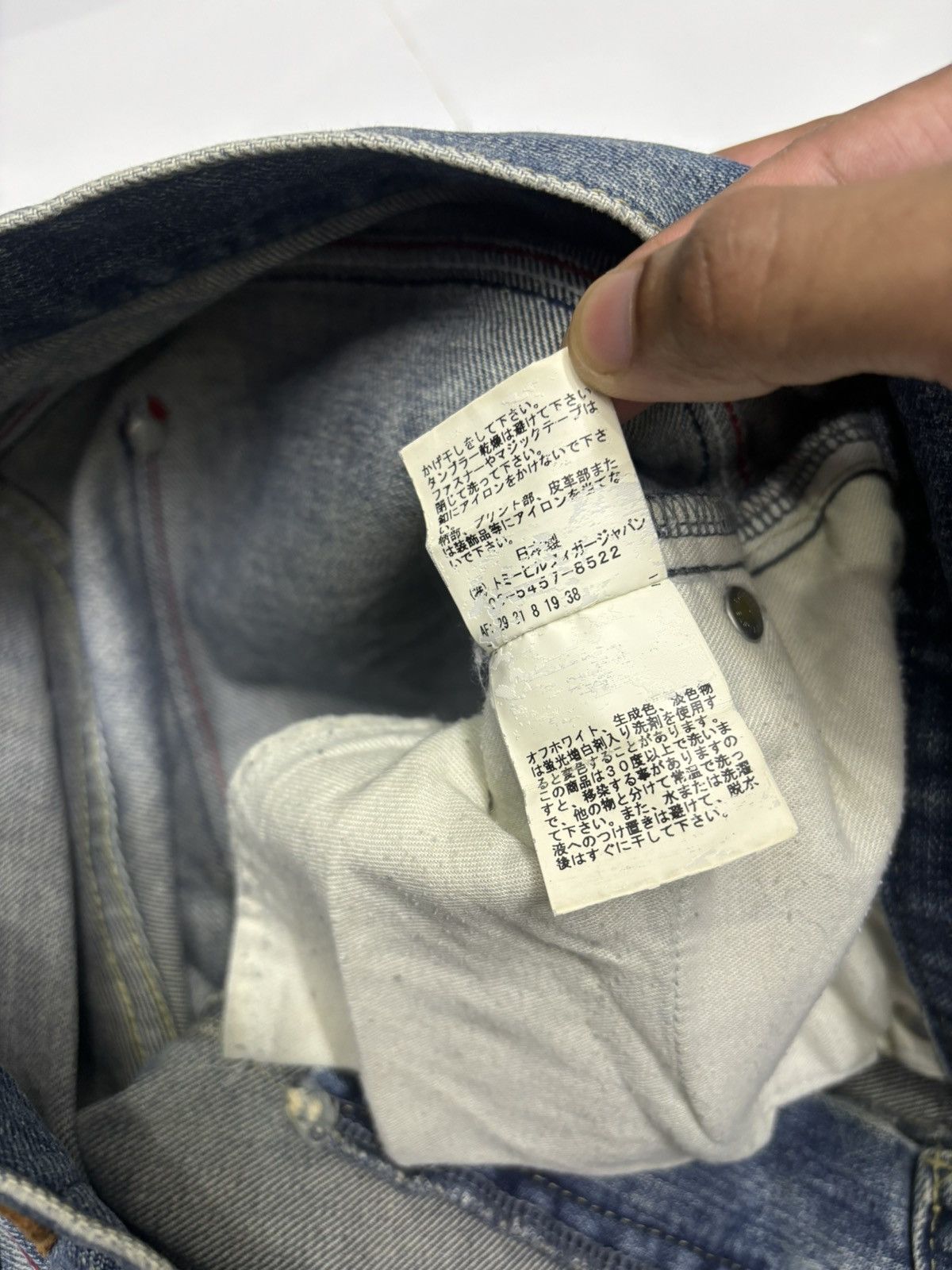 Hysteric Glamour × Tommy Hilfiger Tommy Hilfiger Straight Cut Blue Denim Jeans Size US 32 / EU 48 - 11 Thumbnail