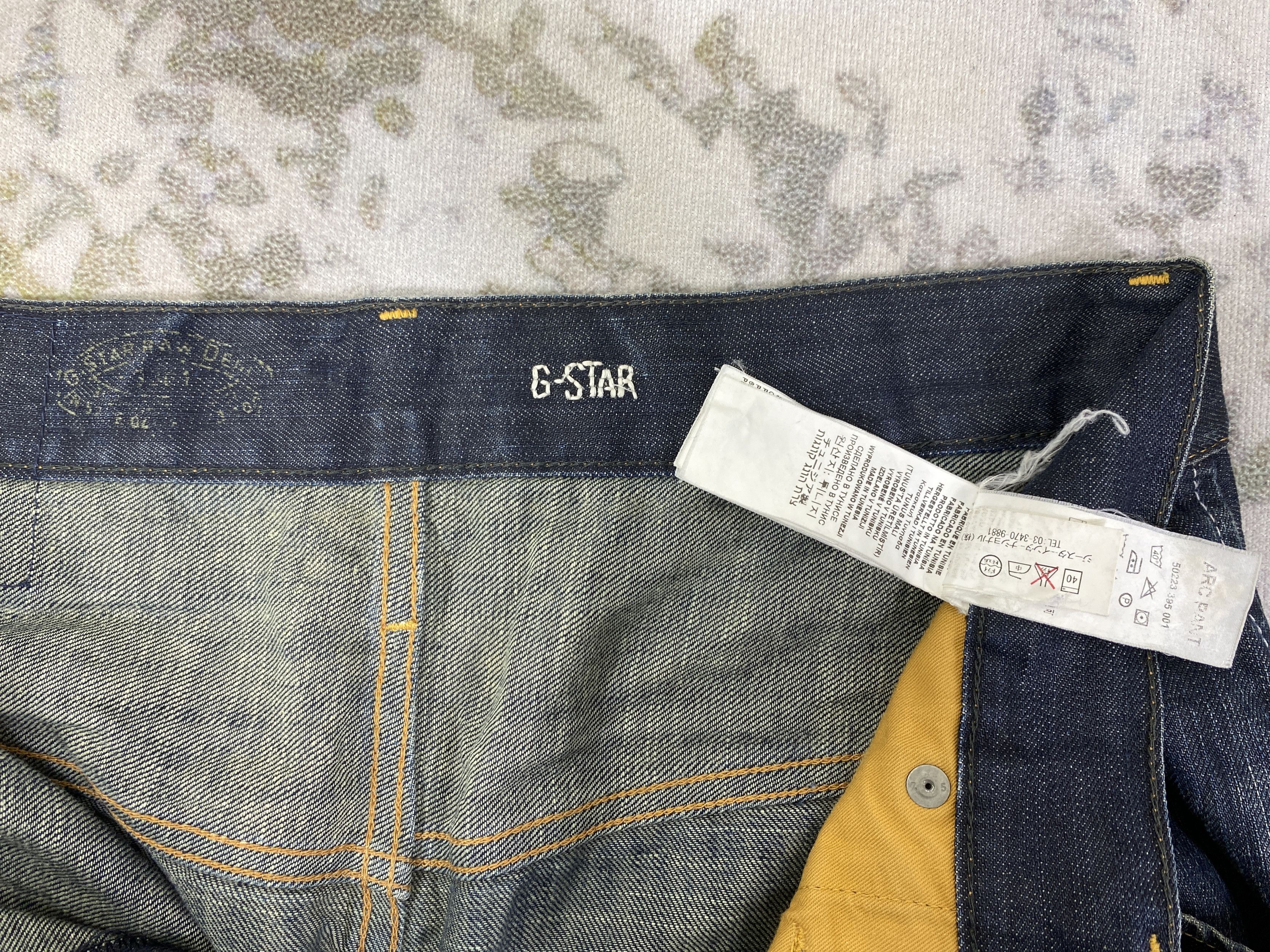 Hysteric Glamour Blue Vintage G-Star Jeans 34x28 - JN3060 Size US 34 / EU 50 - 11 Thumbnail