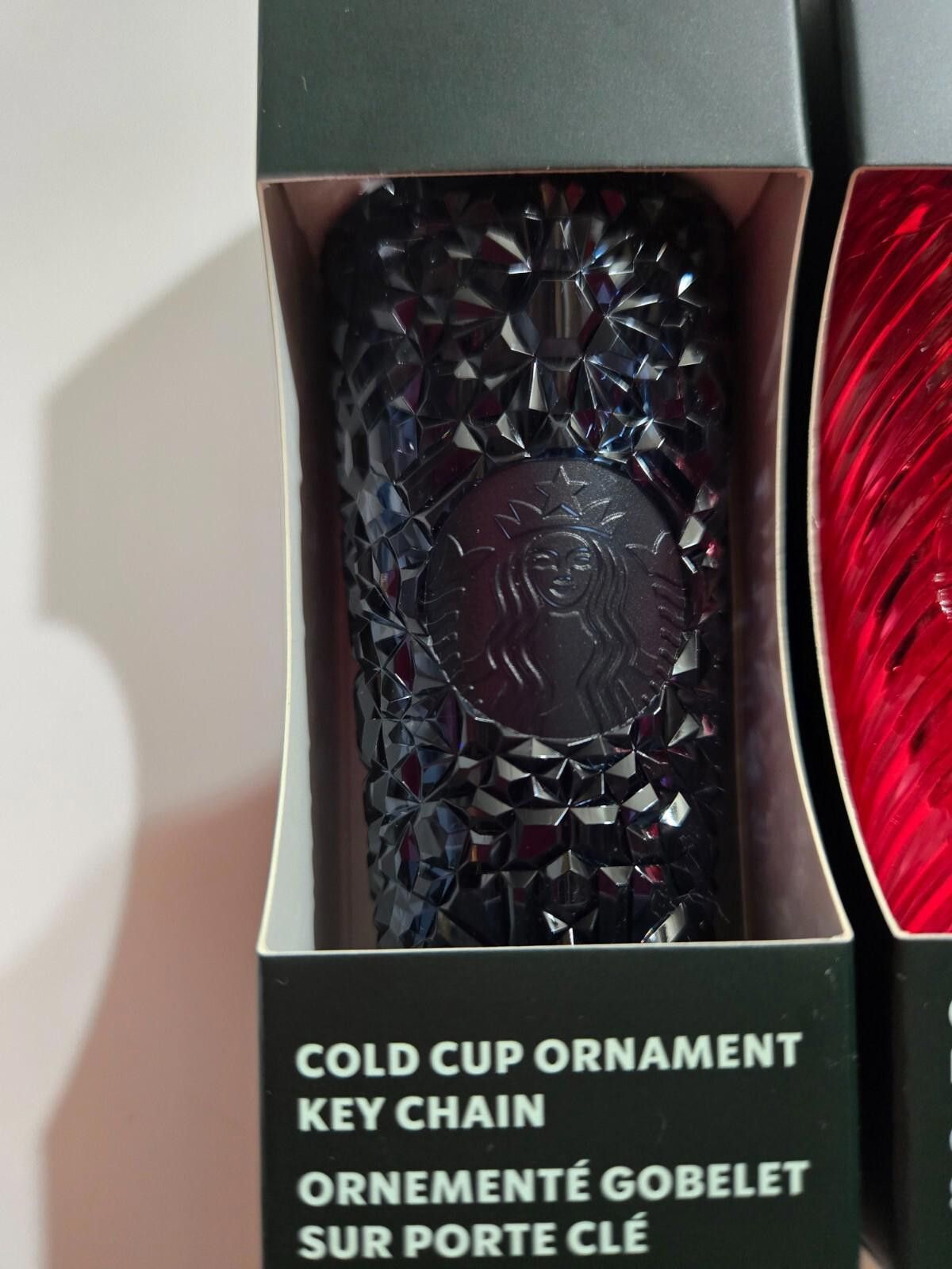 Designer 5 Starbucks Cup Ornaments & Keychains Jeweled Ombre XMAS NWT Size ONE SIZE - 6 Thumbnail