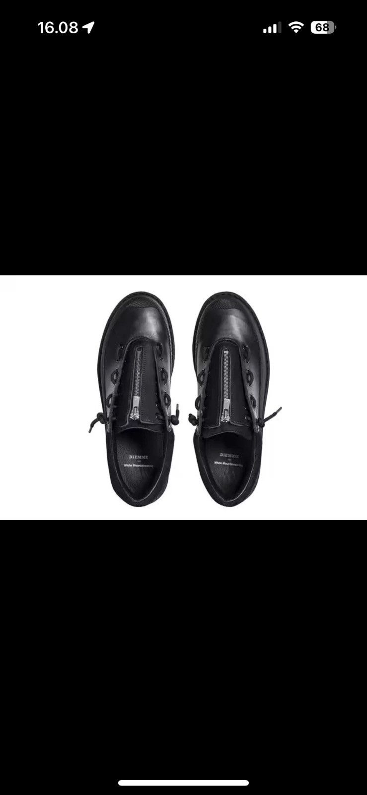 Diemme × White Mountaineering Diemme Black Zip Shoes Size US 10 / EU 43 - 4 Thumbnail
