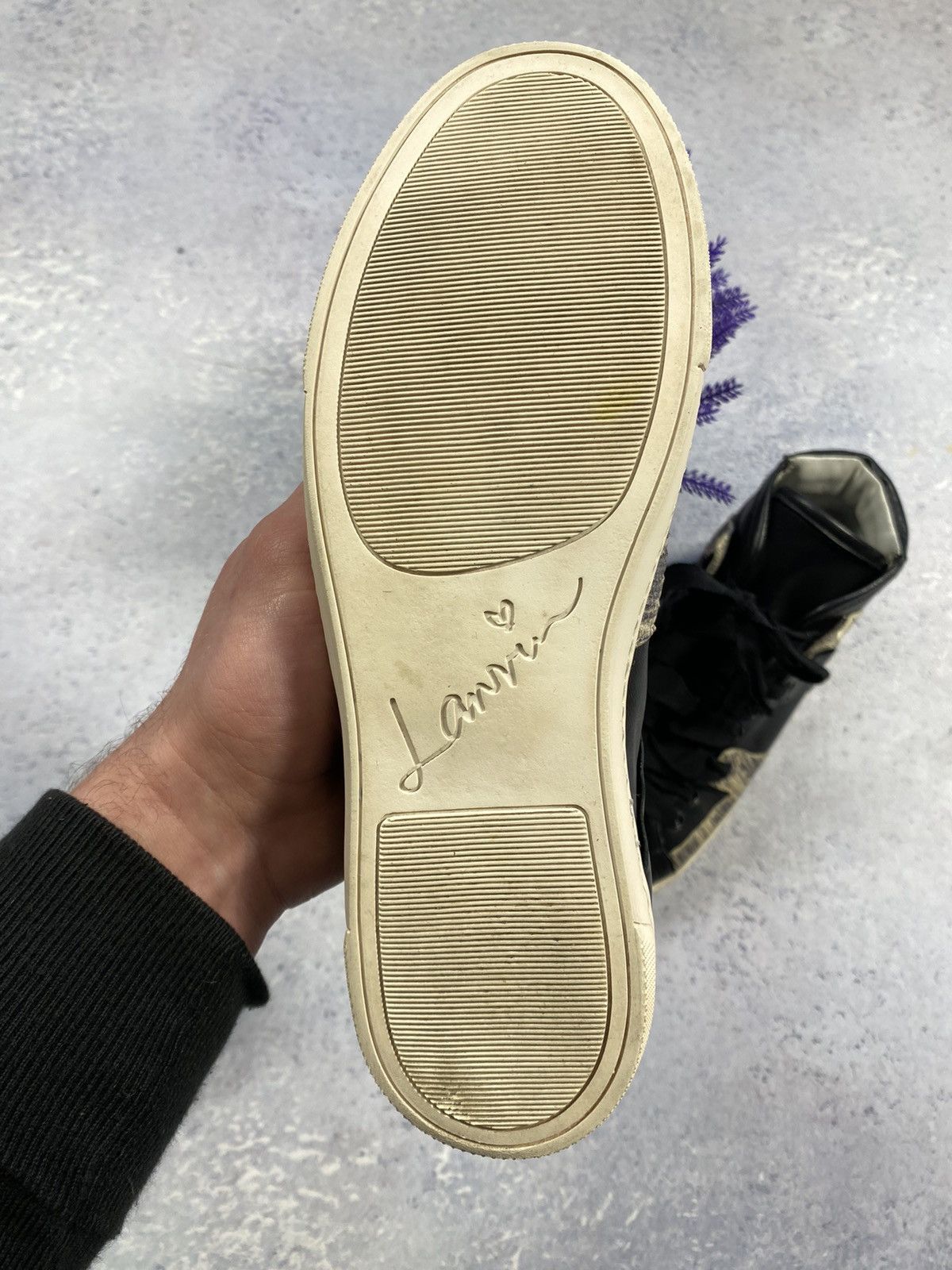 Lanvin Lanvin Women’s Hi-Top Sneakers Size EUR 37 Size US 7 / IT 37 - 12 Thumbnail