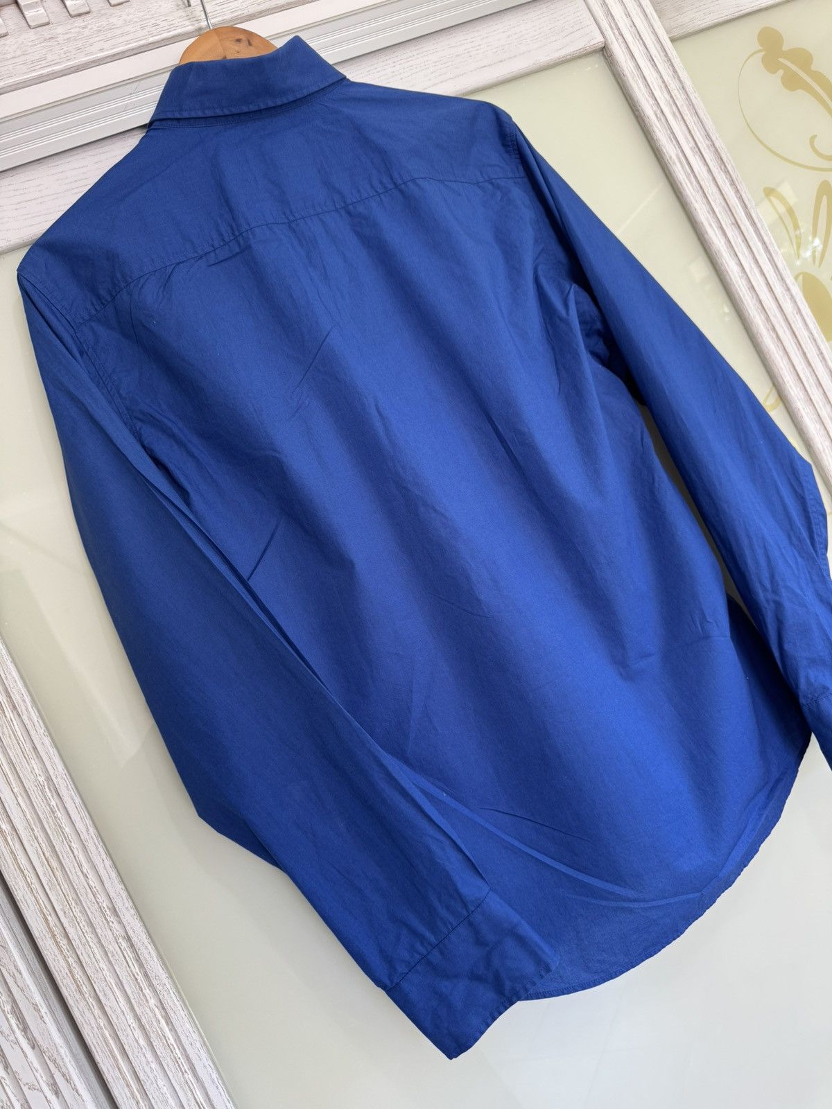 Vivienne Westwood Vivienne Westwood Blue Classic Long Sleeve Shirt Size US L / EU 52-54 / 3 - 8 Thumbnail