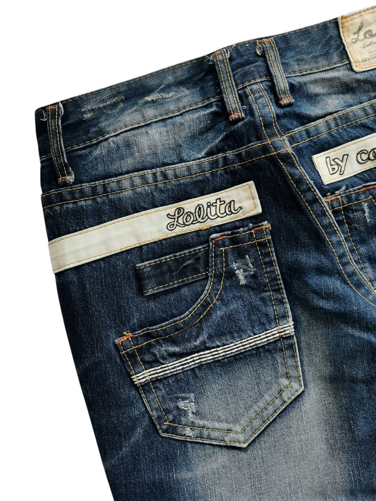 If Six Was Nine Flare Jeans Lolita Acid Wash Clawmark Boot Cut Denim 🔸 Size US 30 / EU 46 - 8 Thumbnail