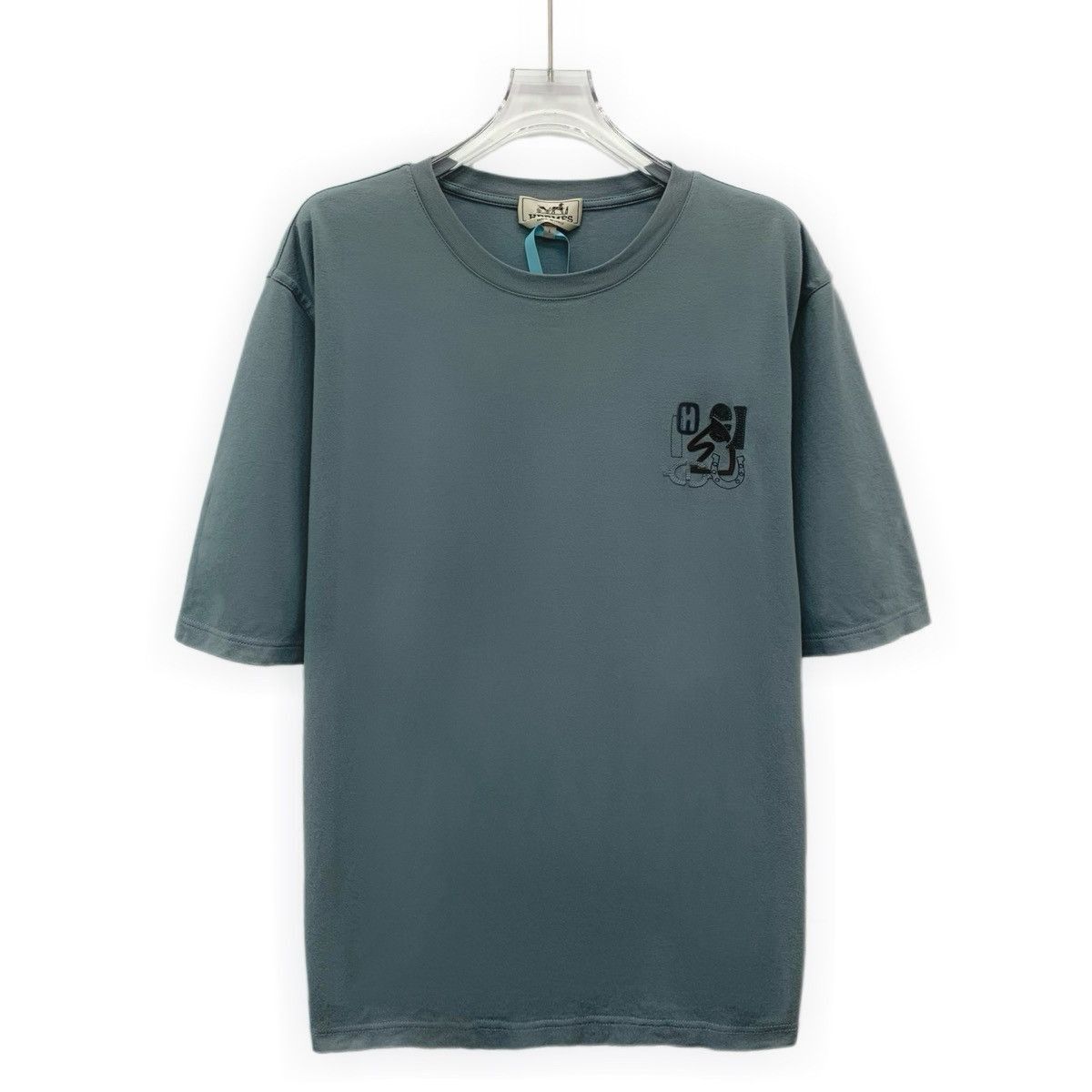 Hermes Green Short Sleeve Graphic T-Shirt Size US L / EU 52-54 / 3 - 1 Thumbnail