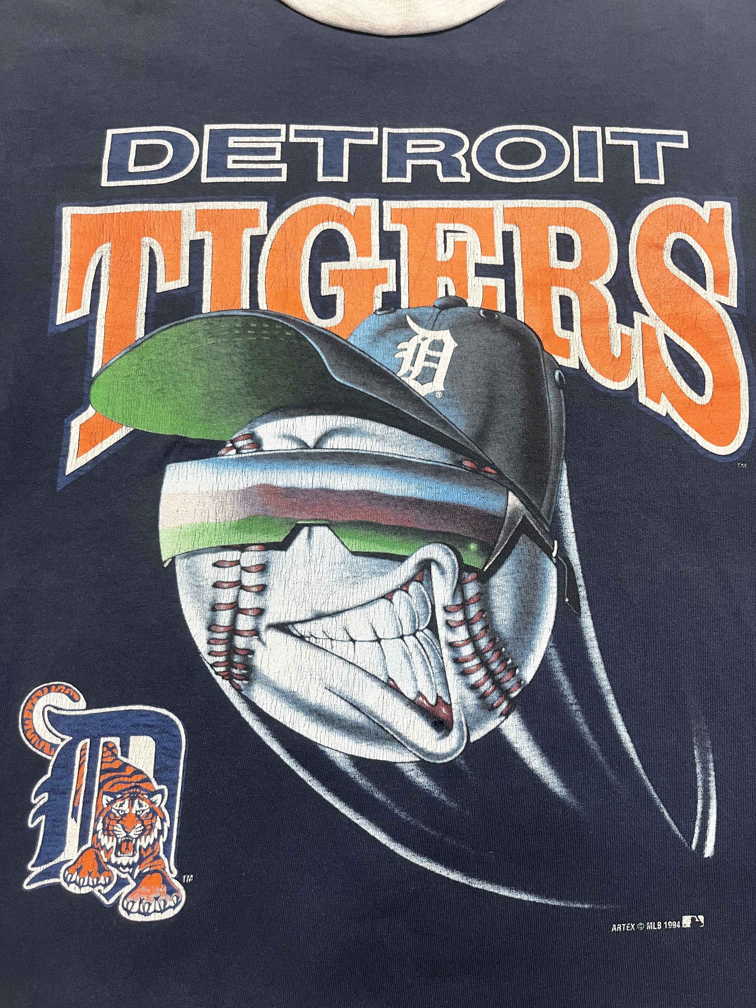 Vintage Vintage Artex 1994 MLB Detroit Tigers Baseball T-Shirt Size US M / EU 48-50 / 2 - 2 Thumbnail