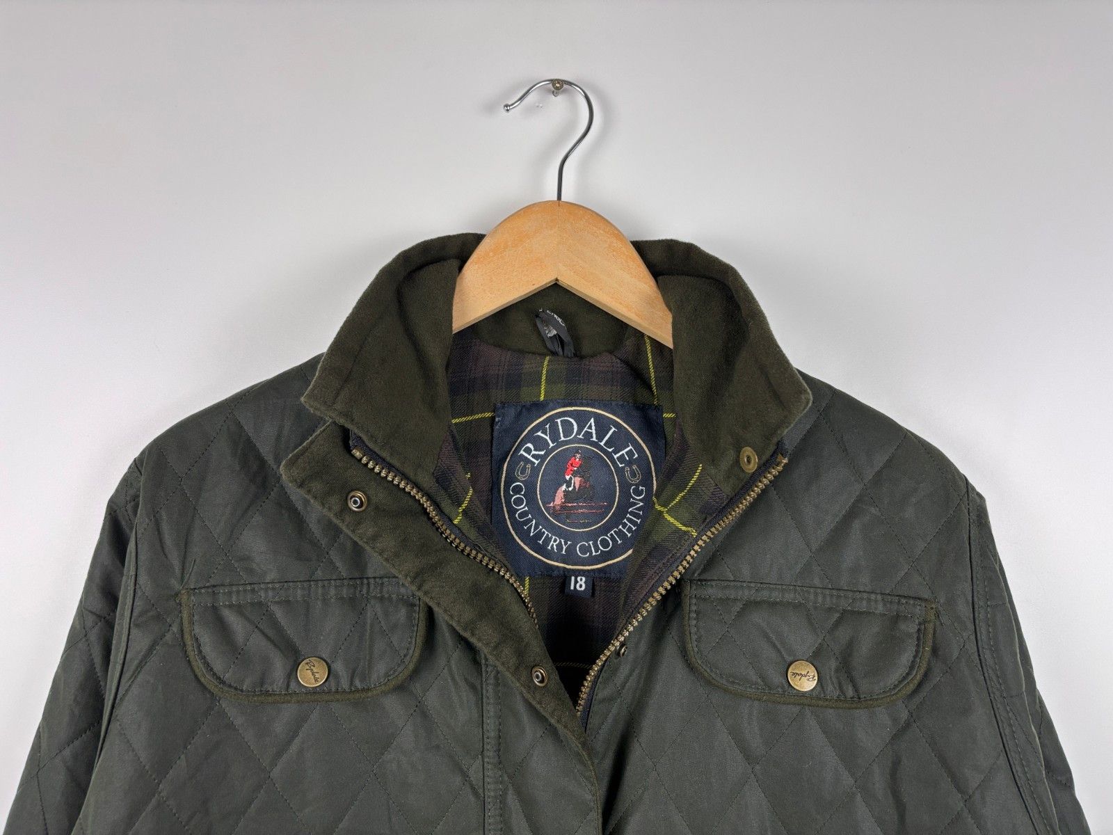 Other Rydale Country Waxed Quilted Jacket Cotton Size 18 Size XXL / US 16-18 / IT 52-54 - 2 Thumbnail