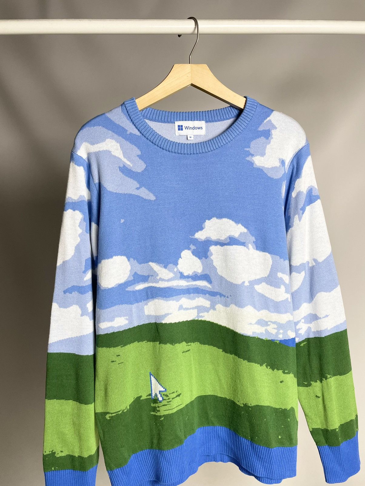 Apple × Microsoft × Supreme RARE 🌎 Microsoft Windows Wallpaper Ugly Christmas Sweater Size US M / EU 48-50 / 2 - 2 Thumbnail