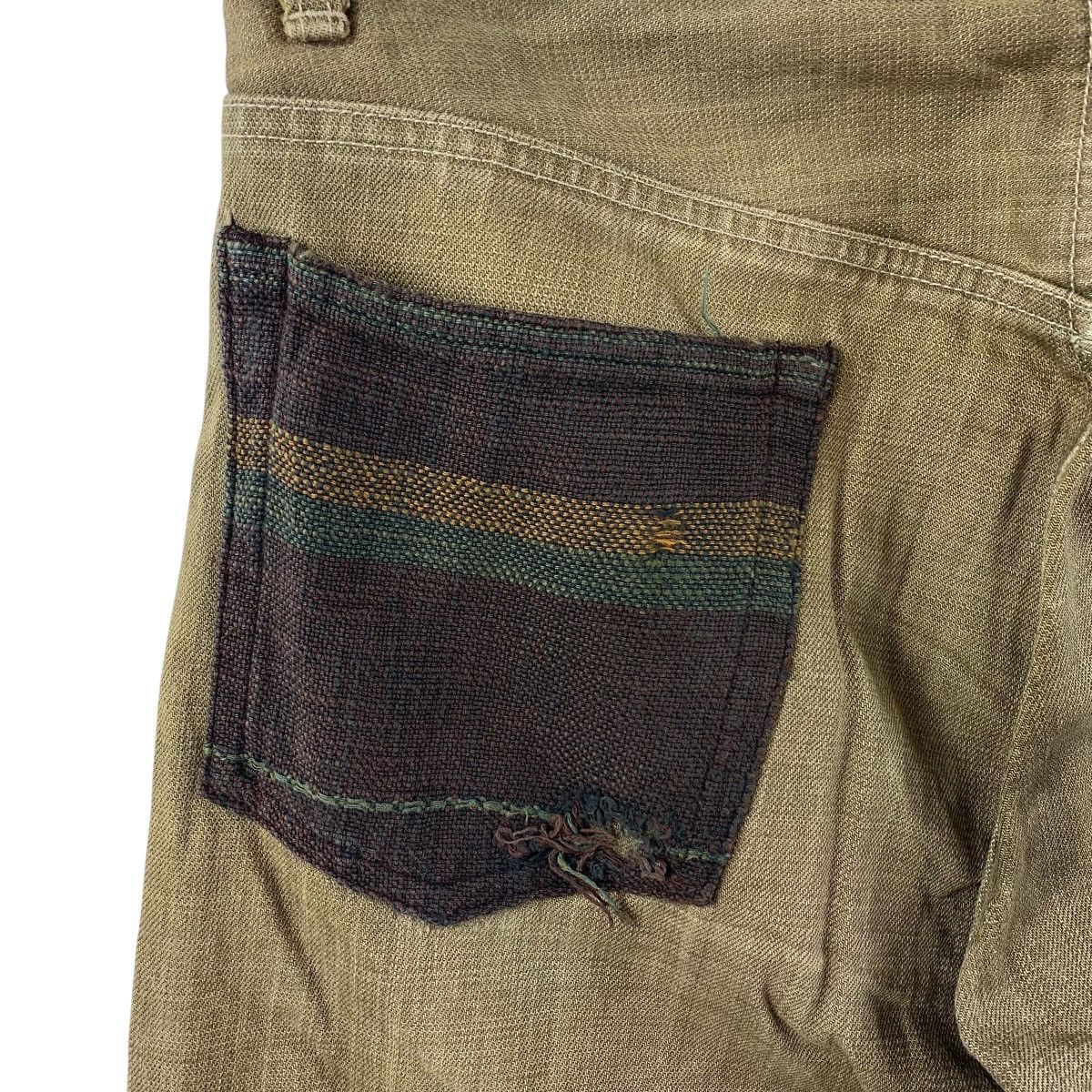 Japanese Brand CONCAVE ATTEMPT Brown colour jeans Size US 34 / EU 50 - 15 Thumbnail