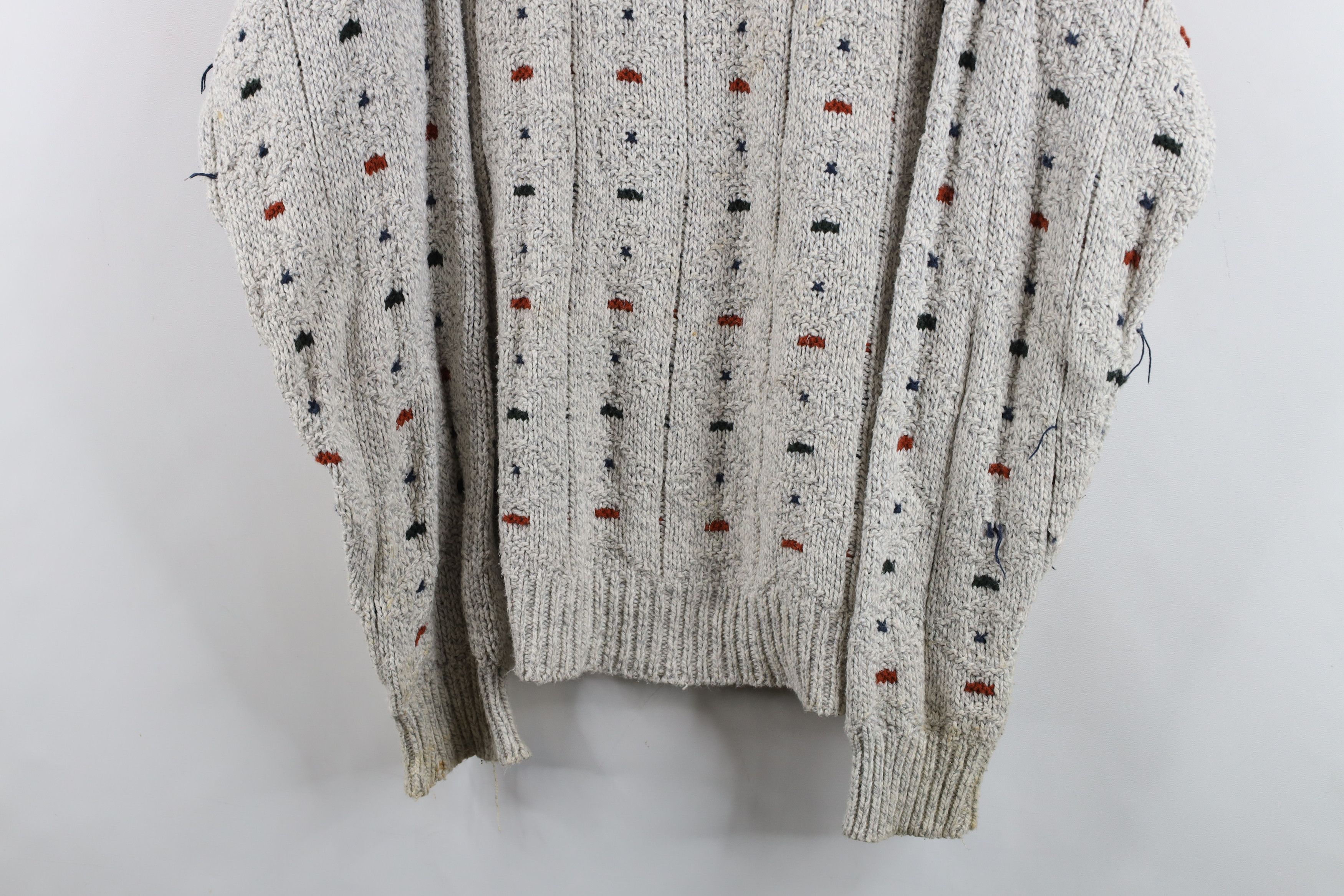 Vintage Vintage 90s Streetwear Chunky Ribbed Knit Sweater USA Size US M / EU 48-50 / 2 - 3 Thumbnail