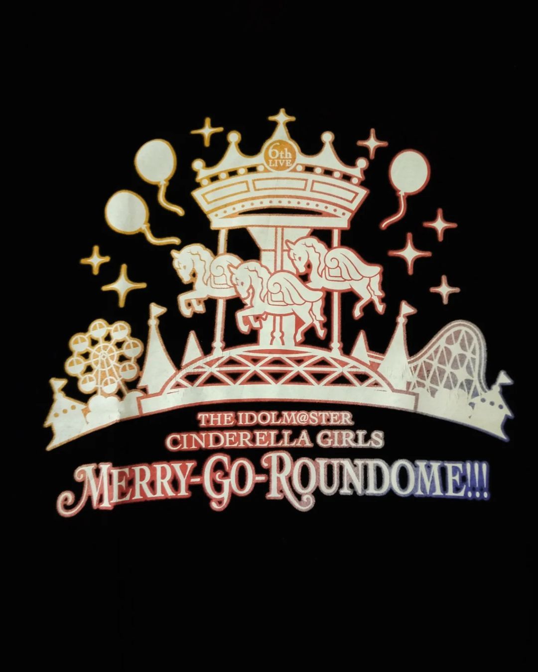 Anime × Japanese Brand The Idolmaster Merry-go-Roundome 2018-12-01 Anime Idol Tees Size US L / EU 52-54 / 3 - 4 Thumbnail