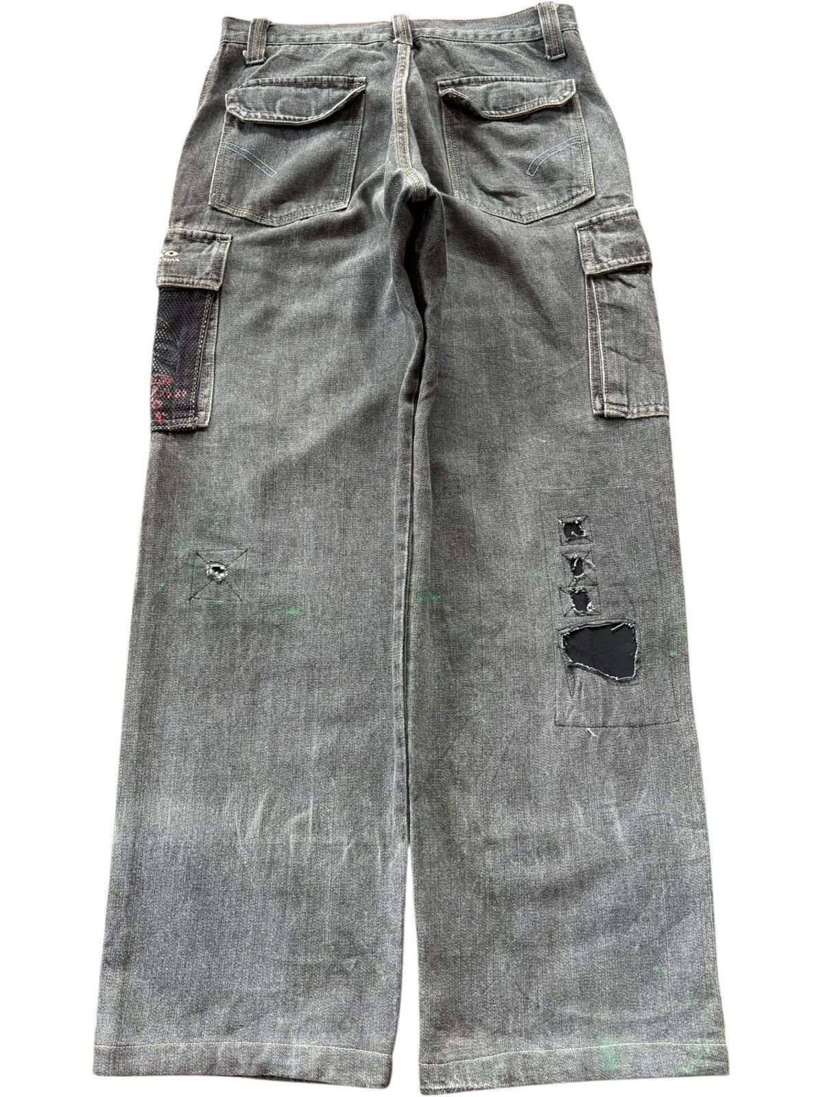 FUCT Vintage Japanese Brand Painted Cargo Baggy Jeans Size US 30 / EU 46 - 2 Thumbnail