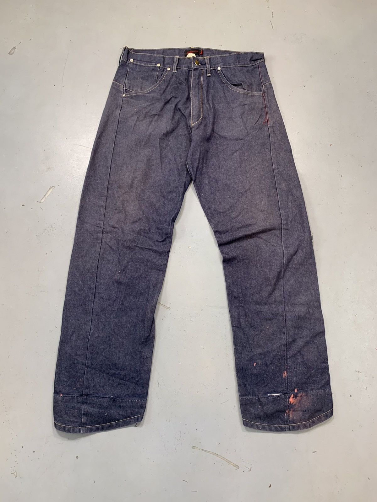 Levi's Vintage Levi’s engineer jeans denim Size US 34 / EU 50 - 2 Thumbnail