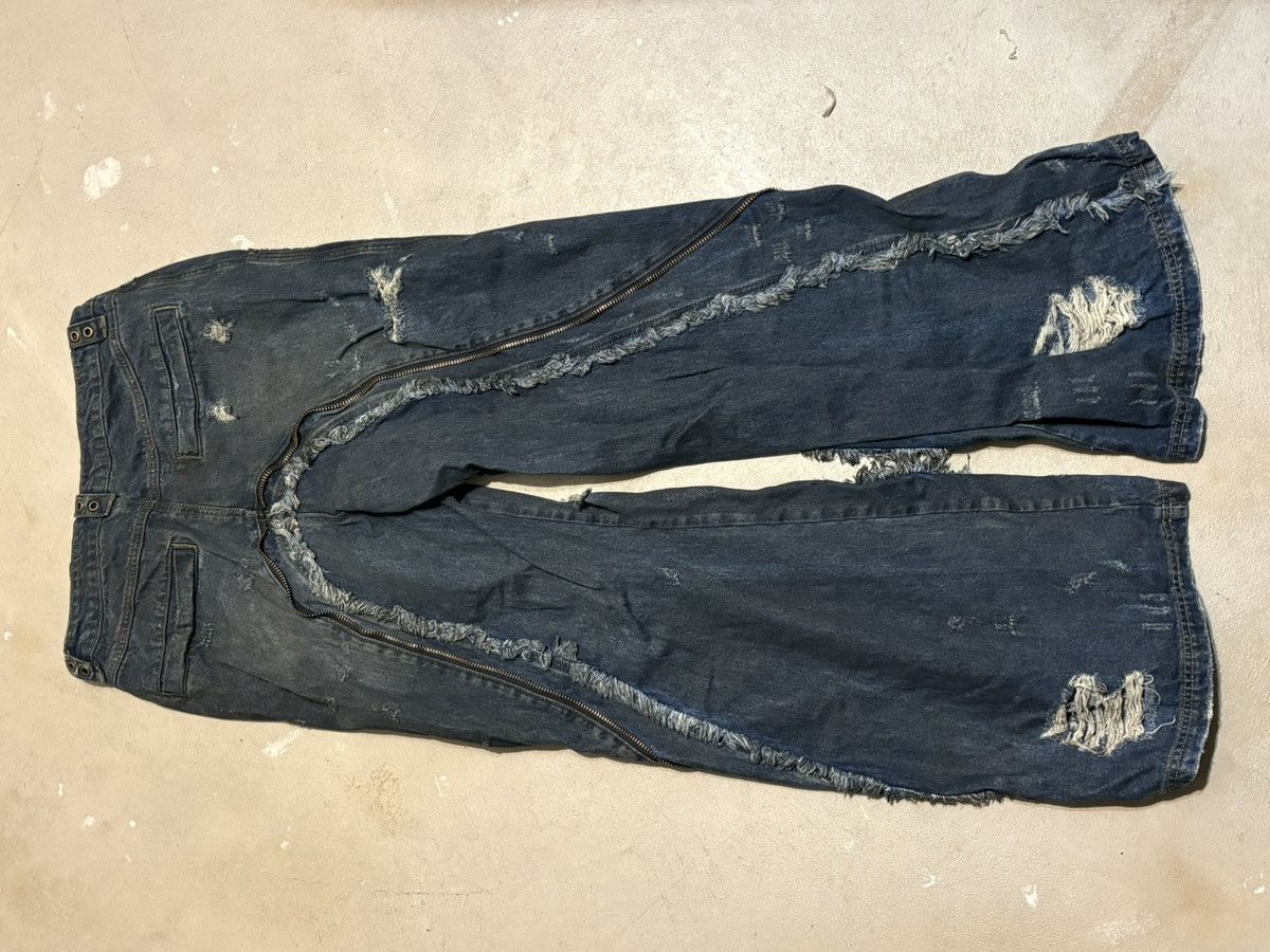 Other PERSONSOUL ALIENS DIRTY RIPPED DENIM JEANS Size US 28 / EU 44 - 2 Thumbnail