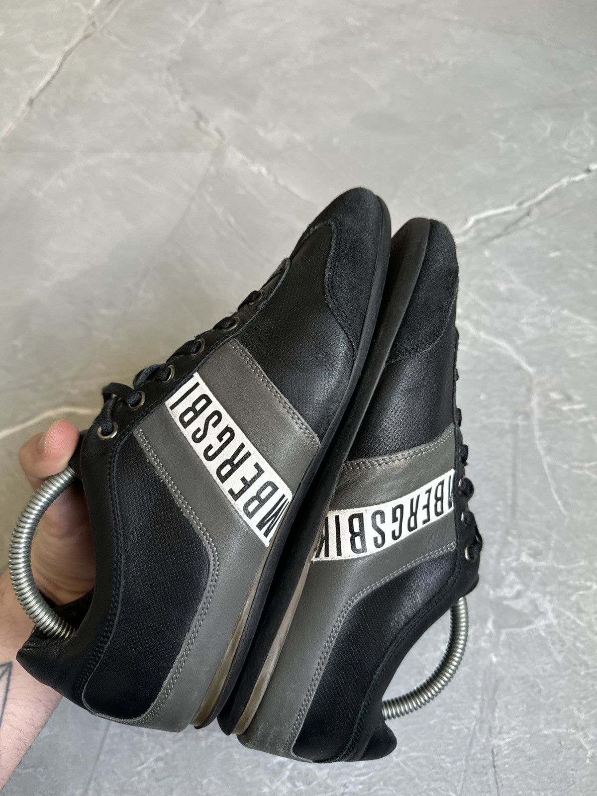 Dirk Bikkembergs Vintage Dirk Bikkembergs Leather Sneakers Japan Avantgarde Size US 7 / EU 40 - 13 Thumbnail
