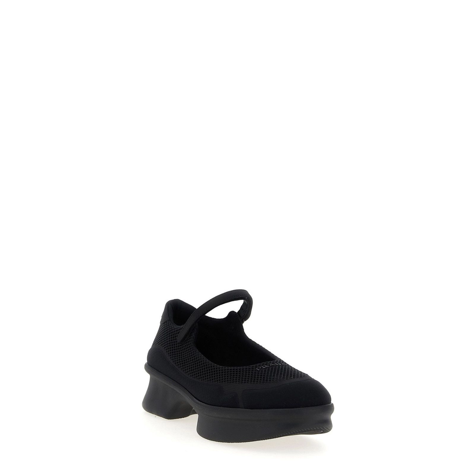 PRADA Mesh Black Ballerina Flats New And Authentic (Women's
