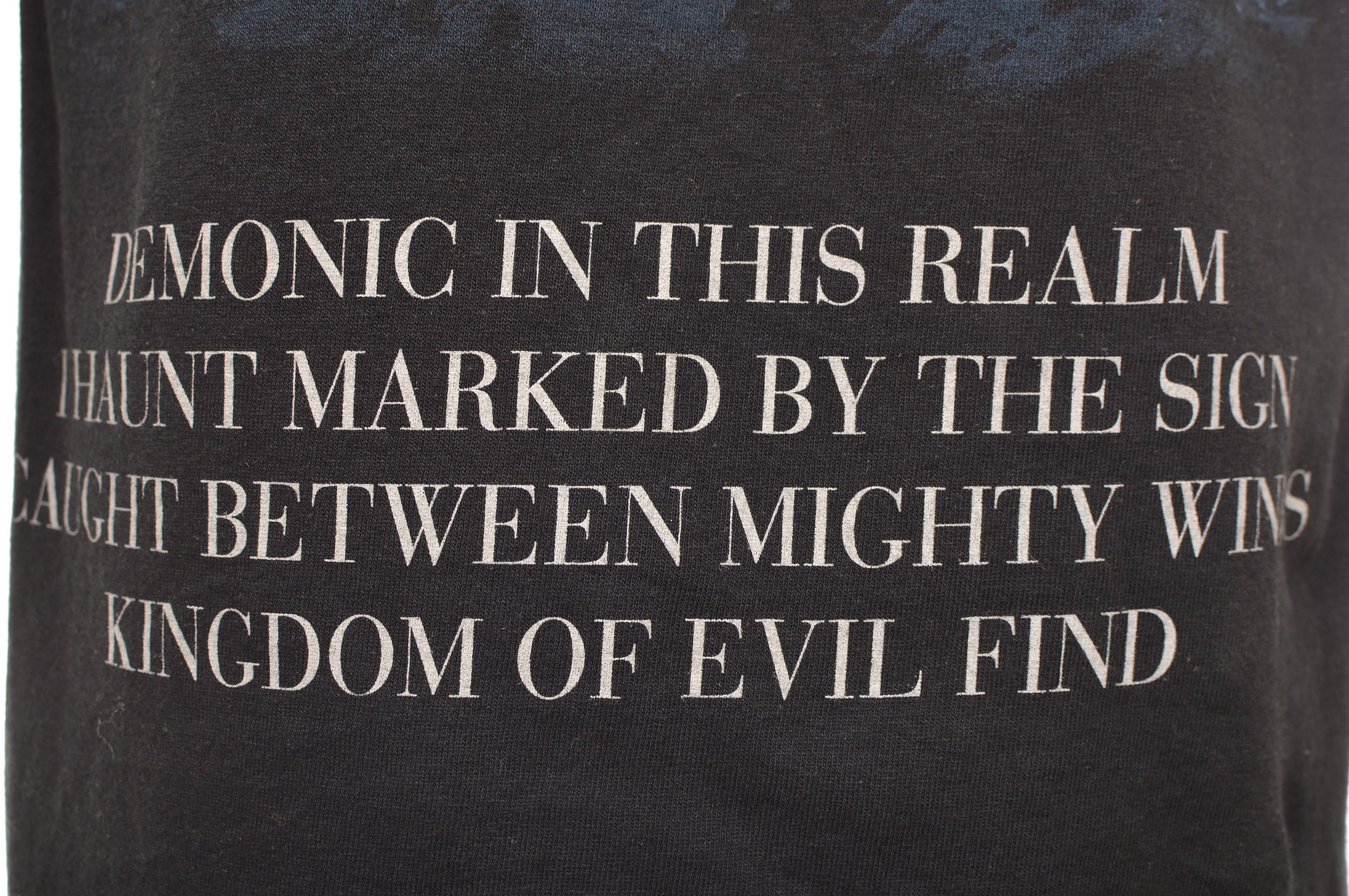 Vintage Anvil Immortal The Rise of Darkness Lyrics Vintage T-Shirt Size US S / EU 44-46 / 1 - 6 Thumbnail