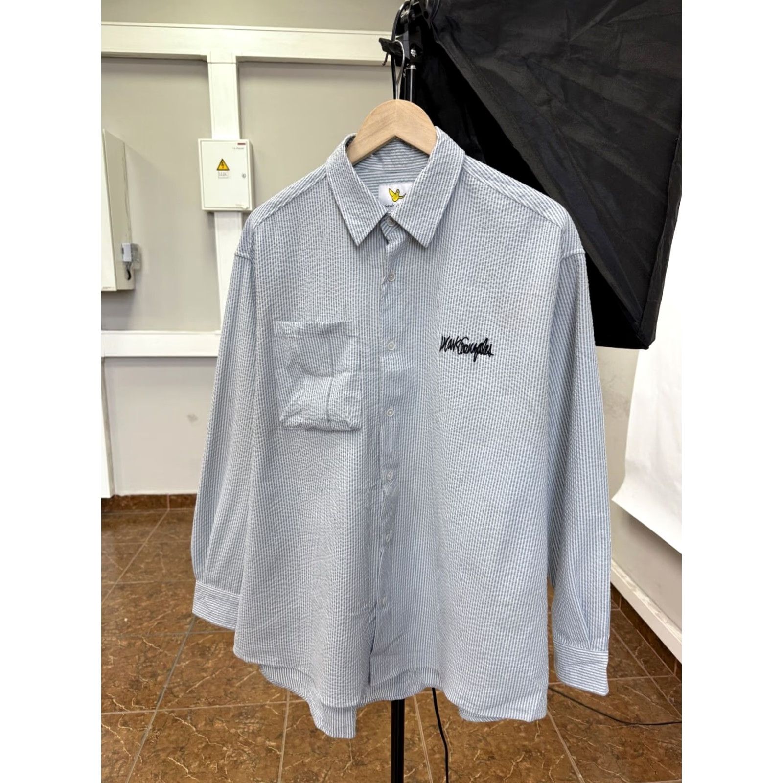 Vintage Mark Gonzales Button-Up Shirt Mens L Blue Retro Y2K Rare/What it Isn’t Size US L / EU 52-54 / 3 - 2 Thumbnail