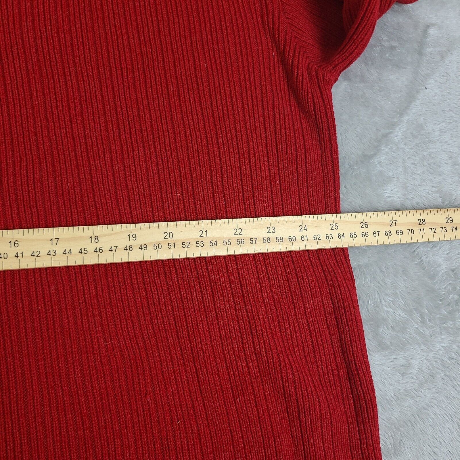 Southpole Vintage Southpole Turtle Neck Acrylic Sweater Men's XL Red K Size US XL / EU 56 / 4 - 6 Thumbnail