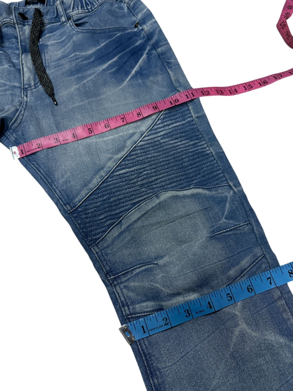 Kapital Biker Pants Sureve Strenchtable Honeycomb. Size US 32 / EU 48 - 6 Thumbnail