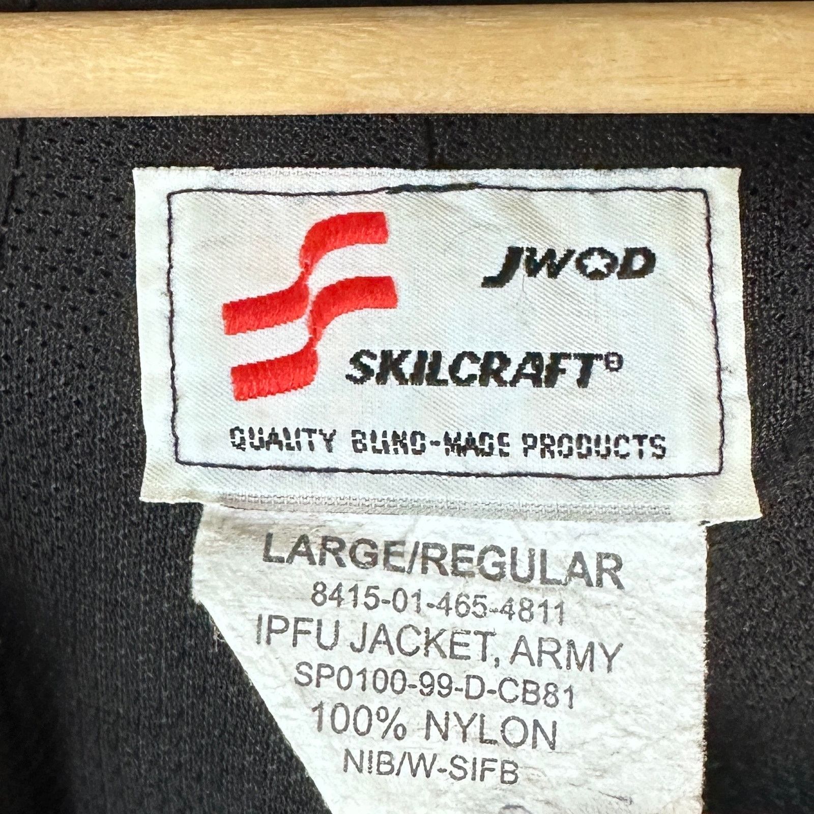 Vintage U.S. Army IPFU Nylon Zip-Up Jacket Size US L / EU 52-54 / 3 - 3 Thumbnail
