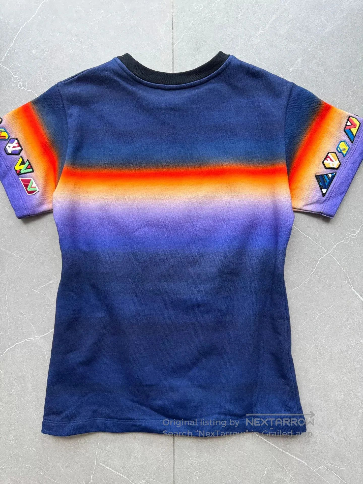 Louis Vuitton Louis Vuitton Tie-Dye Gradient Logo Embroidered T-Shirt. Size XS / US 0-2 / IT 36-38 - 2 Thumbnail