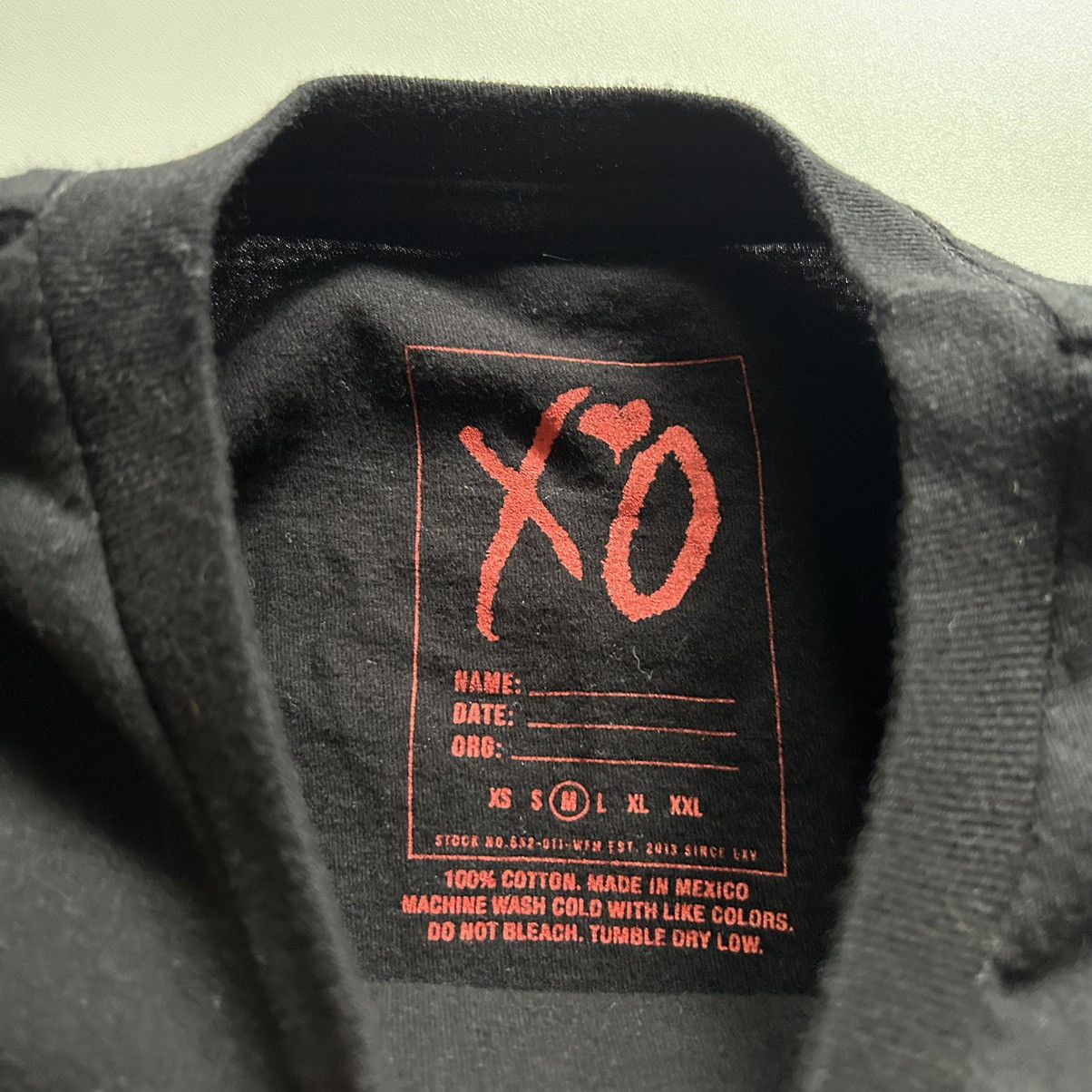 The Weeknd The Weeknd 2017 Starboy XO World Tour T Shirt Medium Rare Size US M / EU 48-50 / 2 - 7 Thumbnail