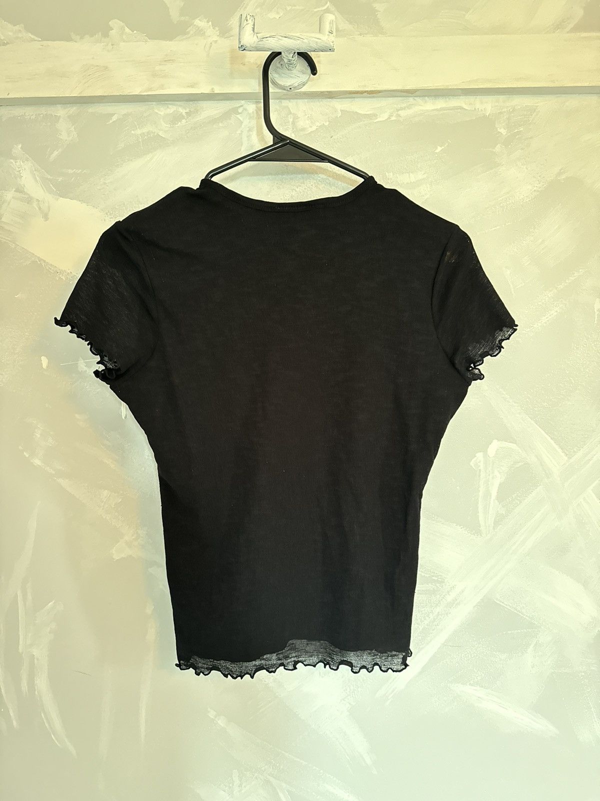 Vie + Riche Paris Vie Vie Paris Black Mesh Distressed Shirt Avant Garde Size US S / EU 44-46 / 1 - 7 Thumbnail