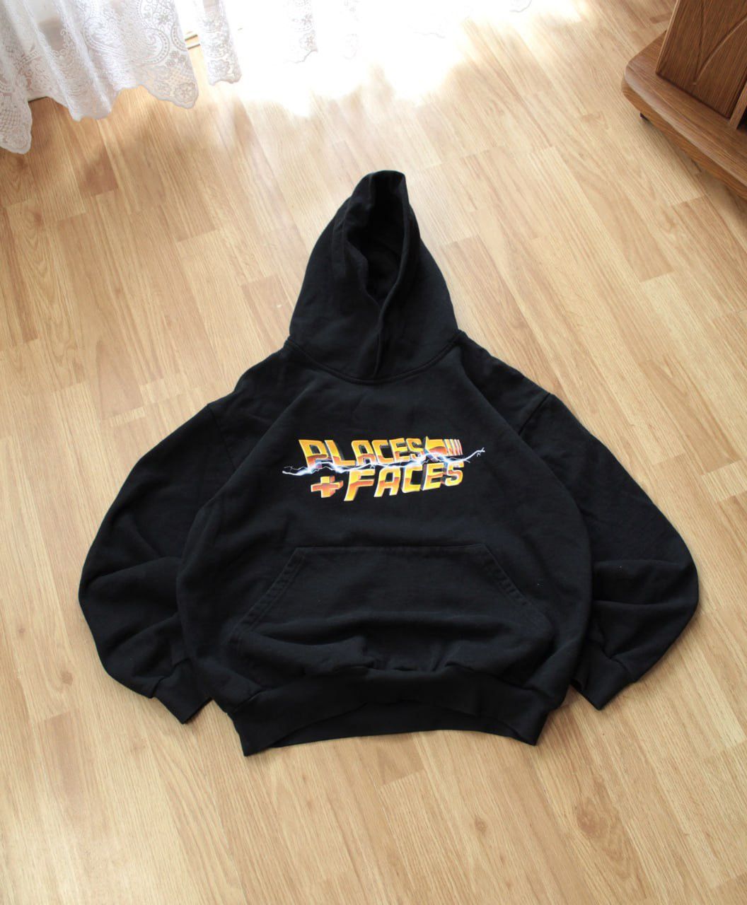 Places + Faces 🔥 Places + Faces Lightning Gold Logo Hoodie Sweatshirt Black Size US M / EU 48-50 / 2 - 1 Thumbnail