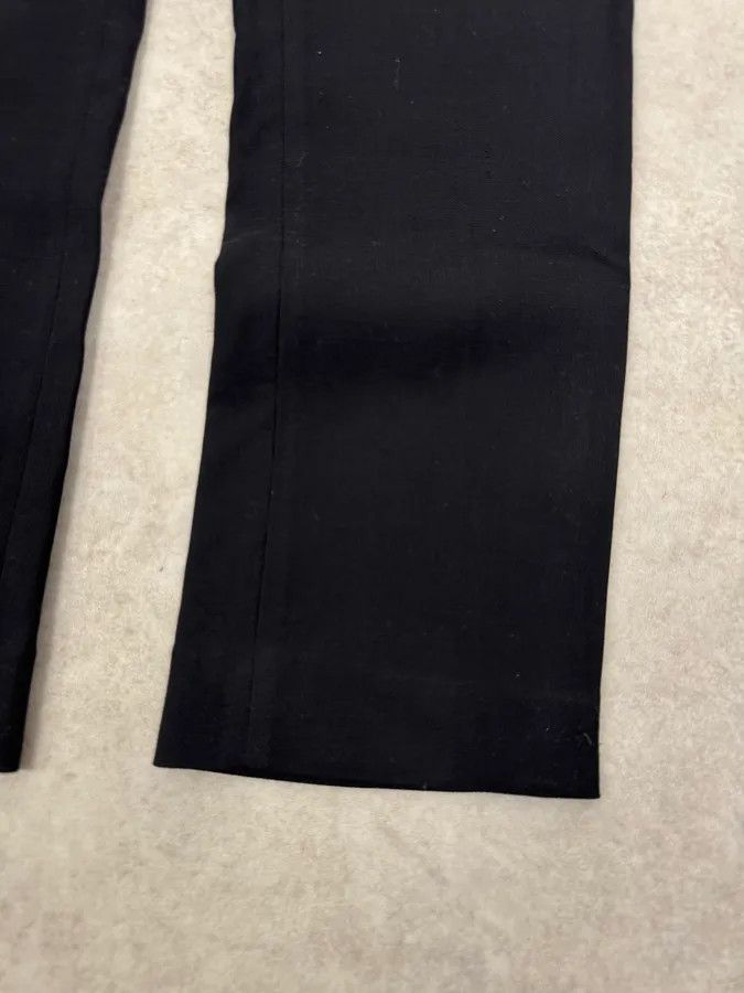 Emporio Armani 1990s Emporio Armani Black Classy Wool Tailored Pants Size US 32 / EU 48 - 3 Thumbnail