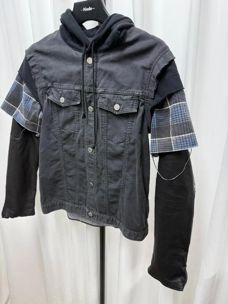 Undercover Sz 3 Undercover 12SS Leather Joint Punk Light Jacket-2507 Size US L / EU 52-54 / 3 - 8 Thumbnail