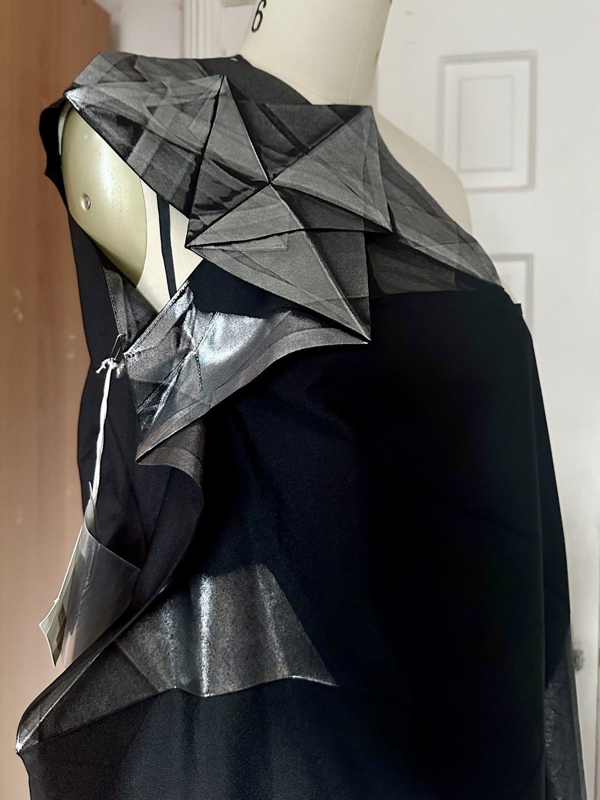 Issey Miyake 132 5. Foil Printed Origami Dress